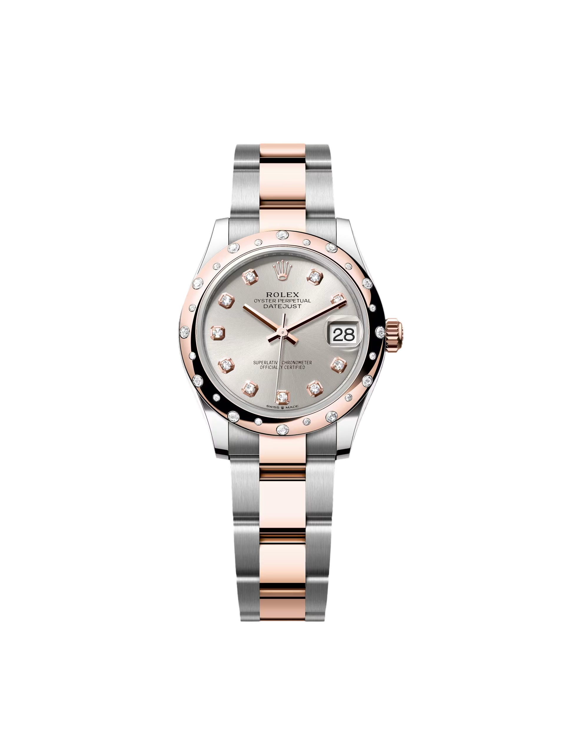 【Super Clone】RLX Datejust m278341-0015/0016 Silver Dial 31mm Oyster Bracelet