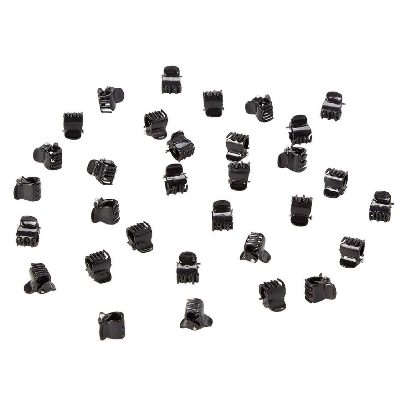 Mini pince plastique noir x32