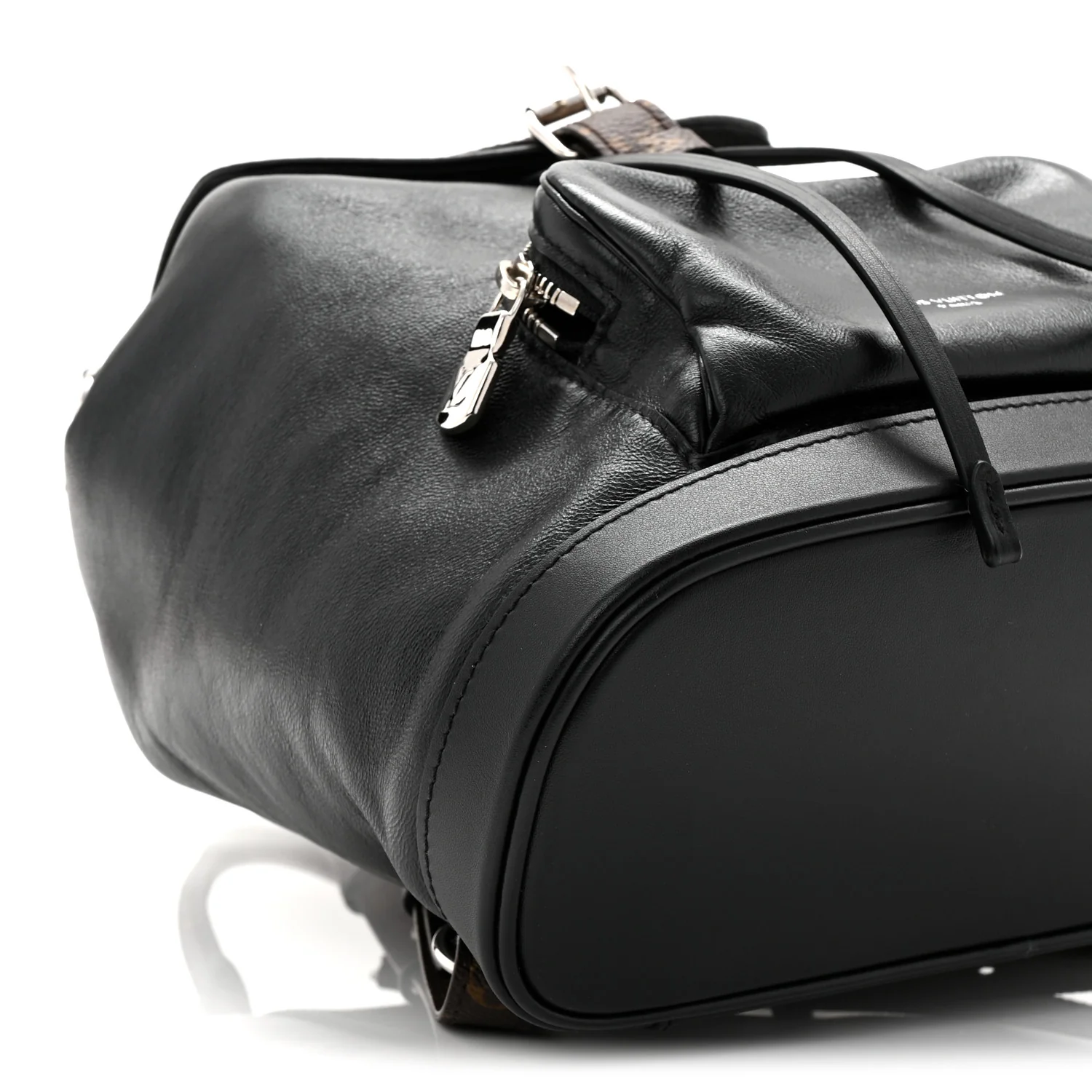 Lambskin Monogram Montsouris Vibe PM Black