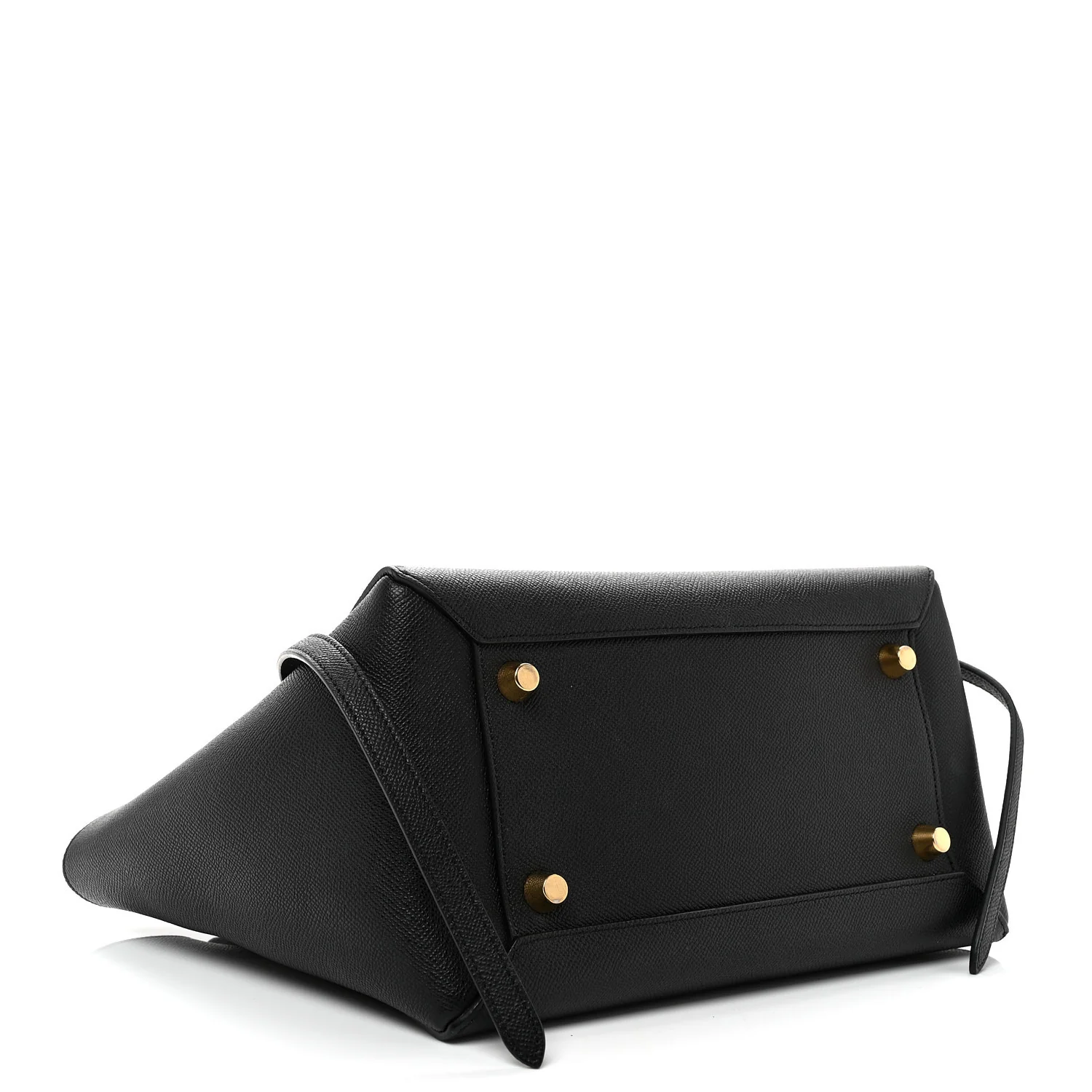 Grained Calfskin Mini Belt Bag Black