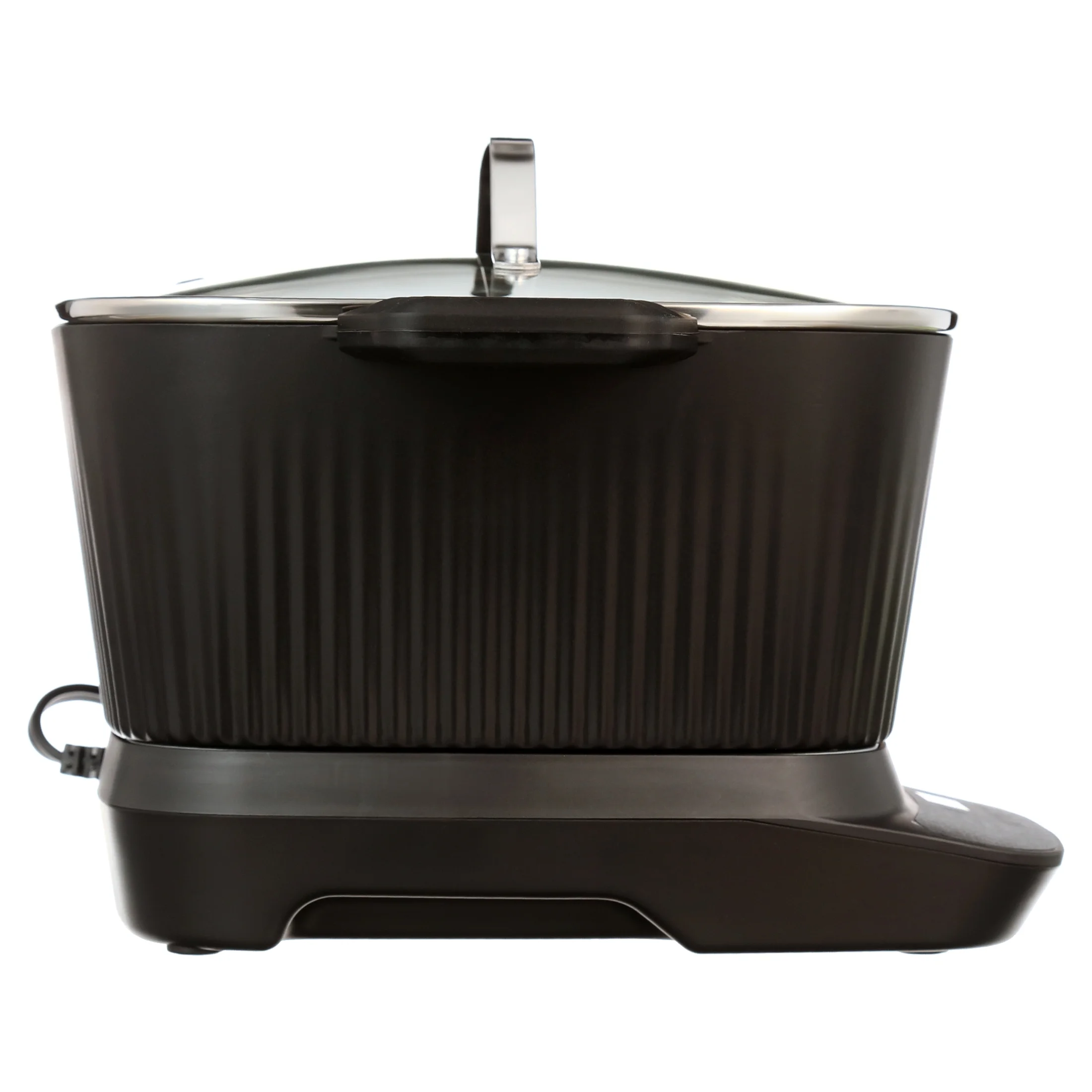Power XL Stirmax 7.5 Qt Multi - Cooker with Auto Stir/Shred Paddle and 9 Presets, Matte Black