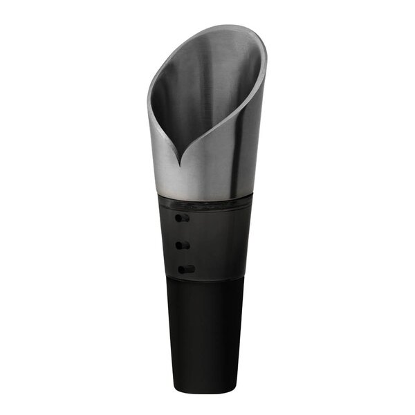 Helletut med lufting 9,6 cm grafitt