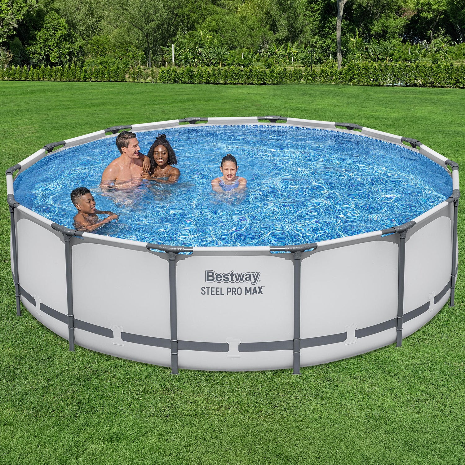 BESTWAY - Piscina fuori terra Steel Pro Max - altezza 107cm diametro 427cm