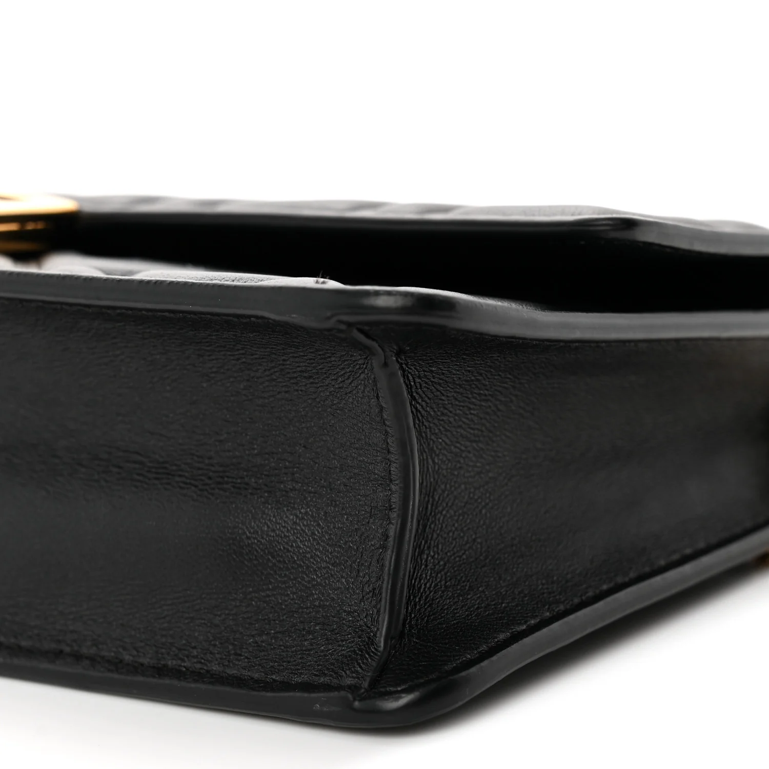 Nappa Matisse FF Embossed Wallet On Chain Black