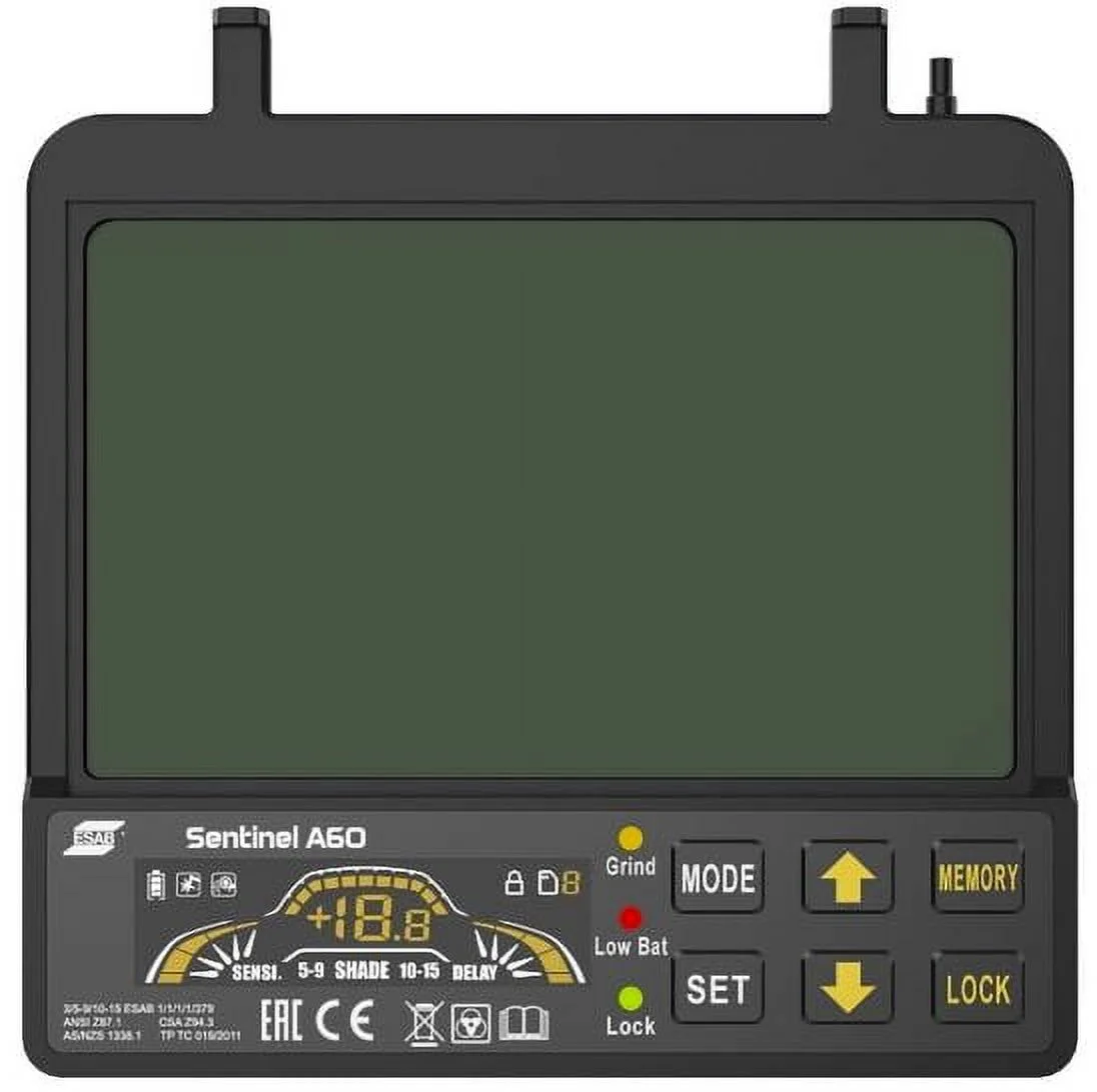 ESAB A60 Sentinel Adjustable Welding Helmet, 14"x14"x10"