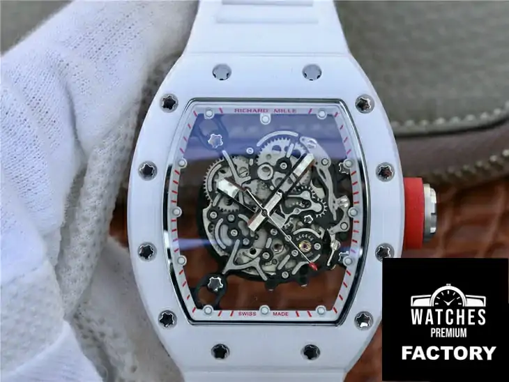 Richard Mille RM055 KV Factory Rubber Strap