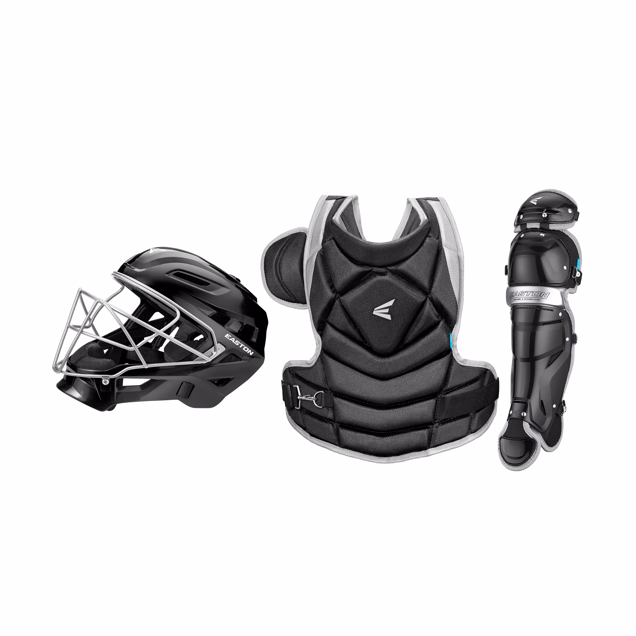 Jen Schro THE FUNDAMENTAL Catcher's Gear Kit, Medium, Black/Silver(M)