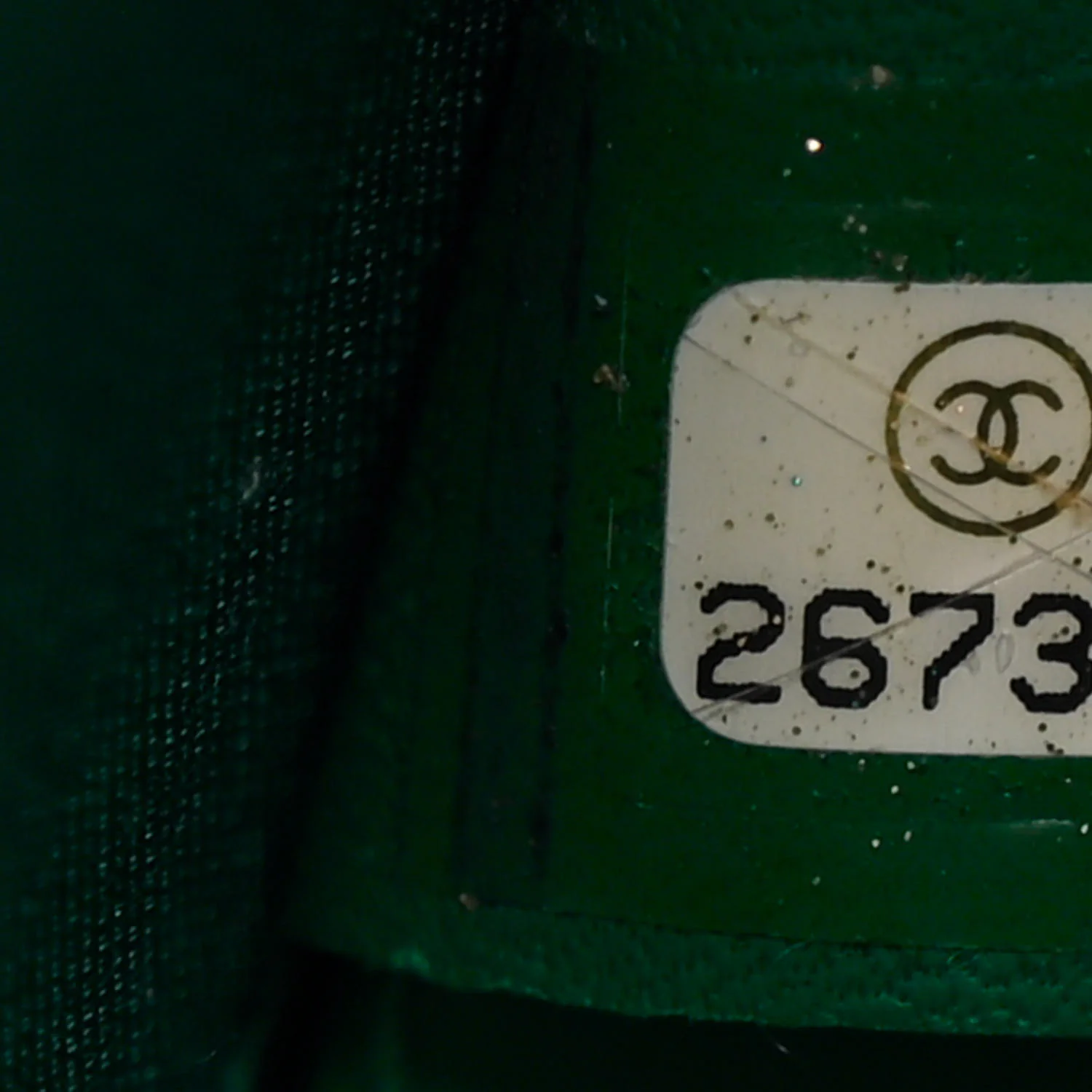 Glazed Calfskin Round As Earth Evening Bag Green