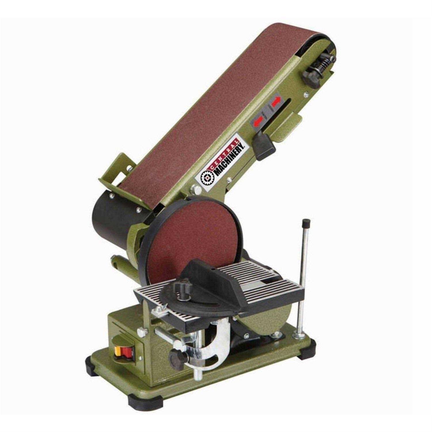 Central Machinery 4 in. x 36 in. Belt and 6 in. Disc Sander-Instock