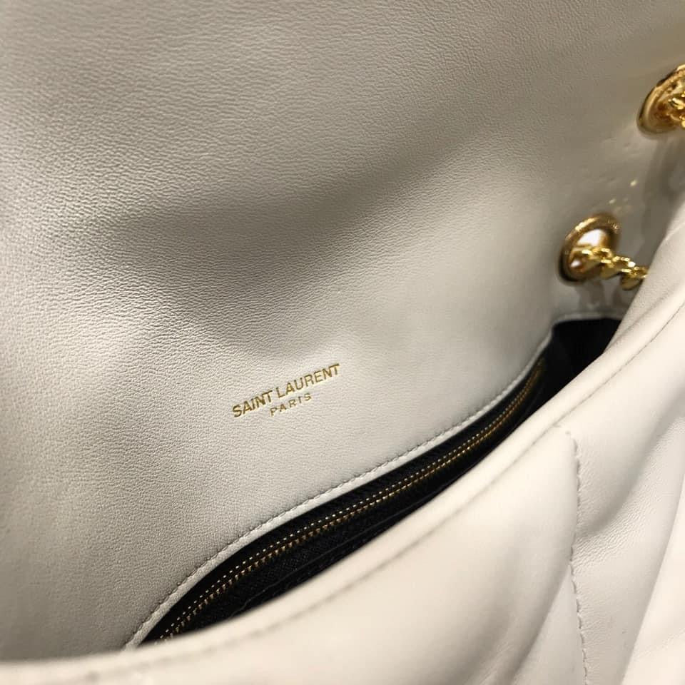 Y PUFFER MEDIUM BAG IN QUILTED LAMBSKIN