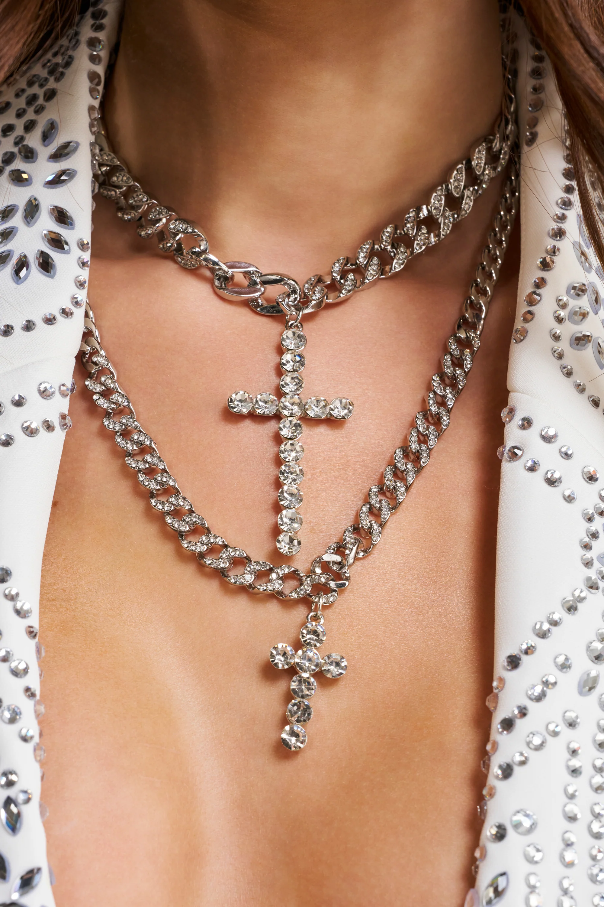ICED OUT NECKLACE SET - Akira Store
