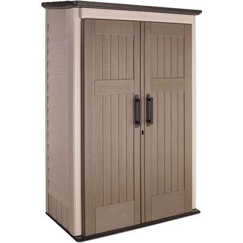 Abri de jardin Rubbermaid 2025, 52 pi³, résistant aux intempéries, portes verrouillables