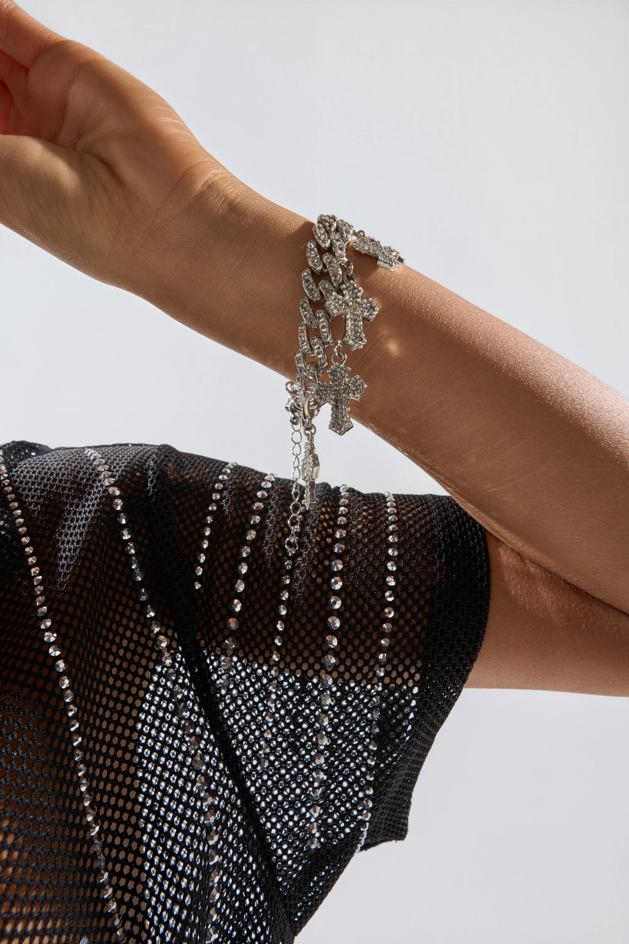 ICED OUT CHARM BRACELET - Akira Store