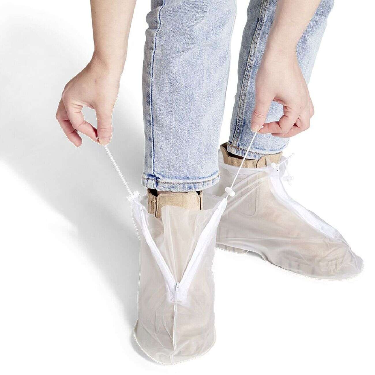 Couvre-chaussures imperméables 1 paire (3 tailles)