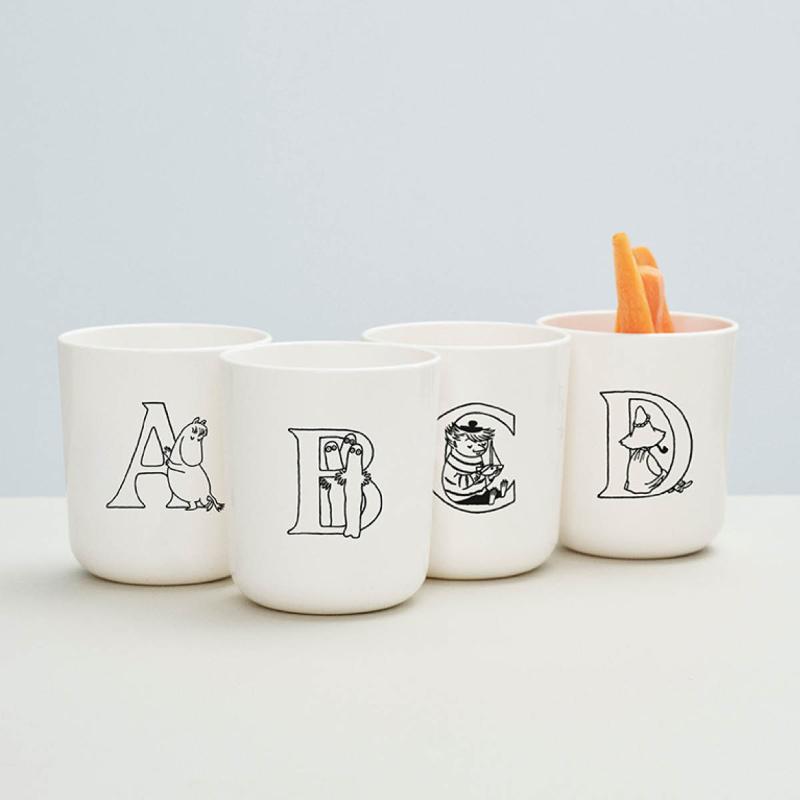 Moomin ABC krus D 20 cl hvit