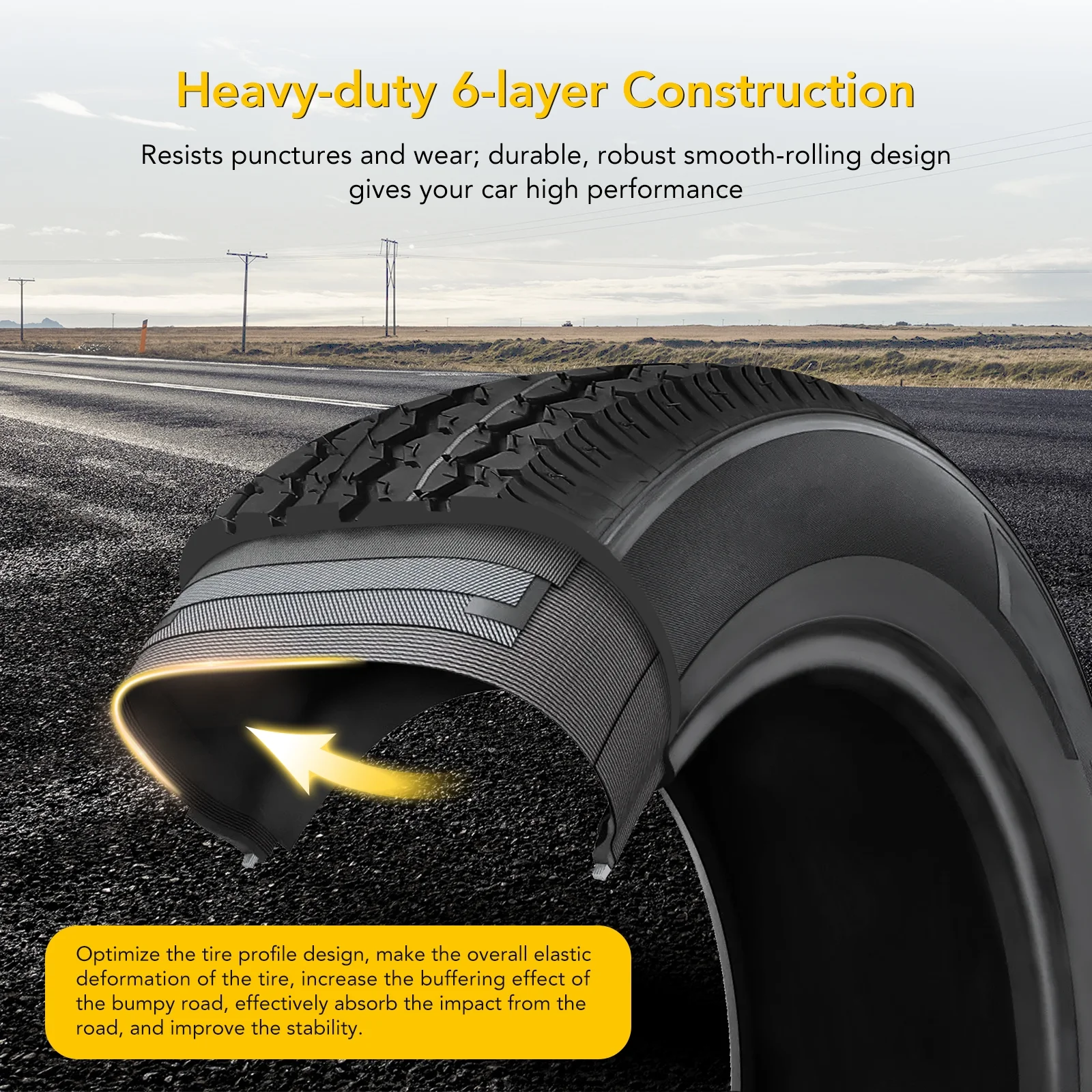 Set of 2 5.30 - 12 5.30x12 530 - 12 5.30 - 12 Trailer Tires with 12