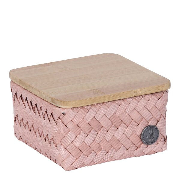 Top Fit Tiny oppbevaringskurv m/lokk 13x13x8 cm copper blush