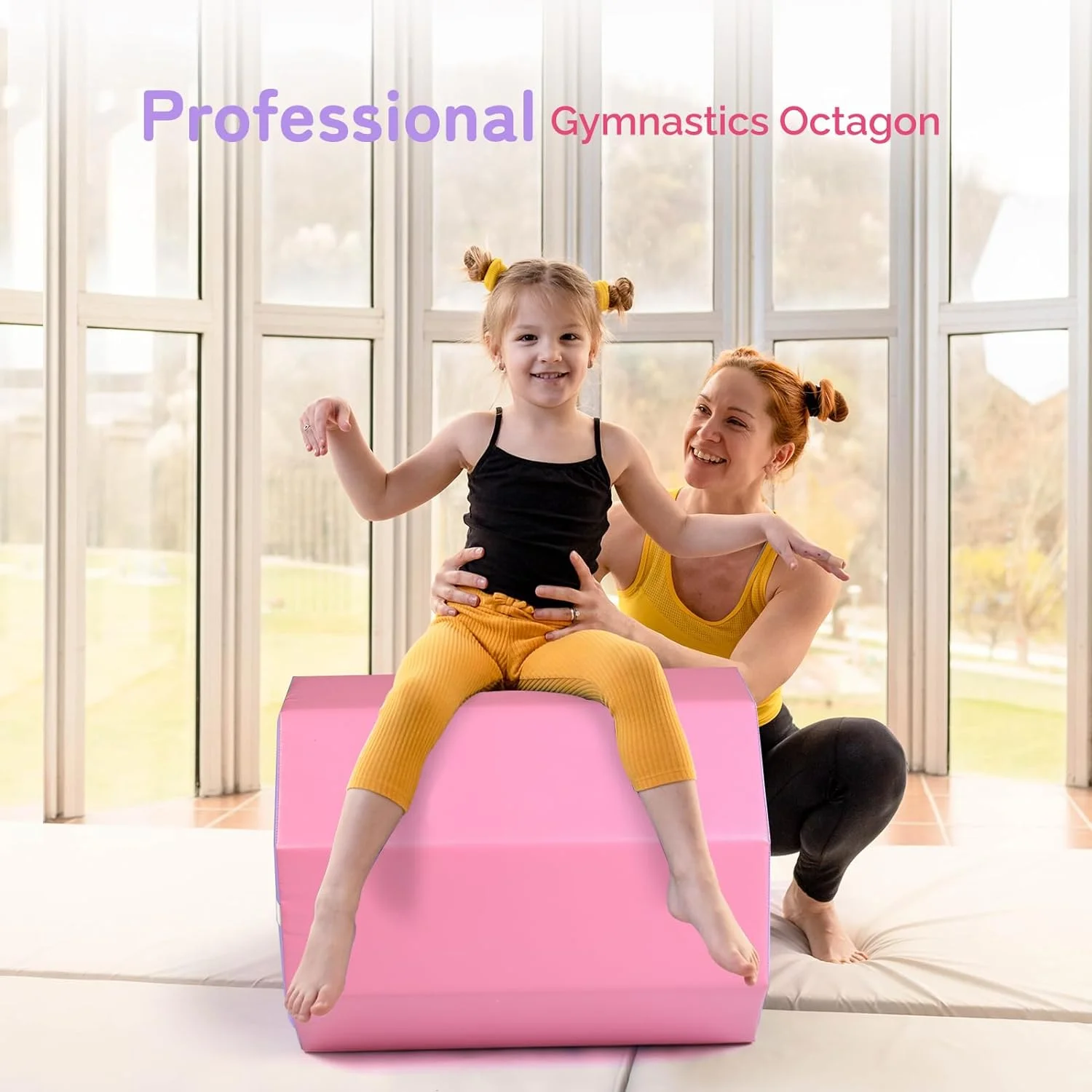 Octagon Gymnastics Skill Shapes, PVC Pink, 9.7 lb(Pink) - Image 10