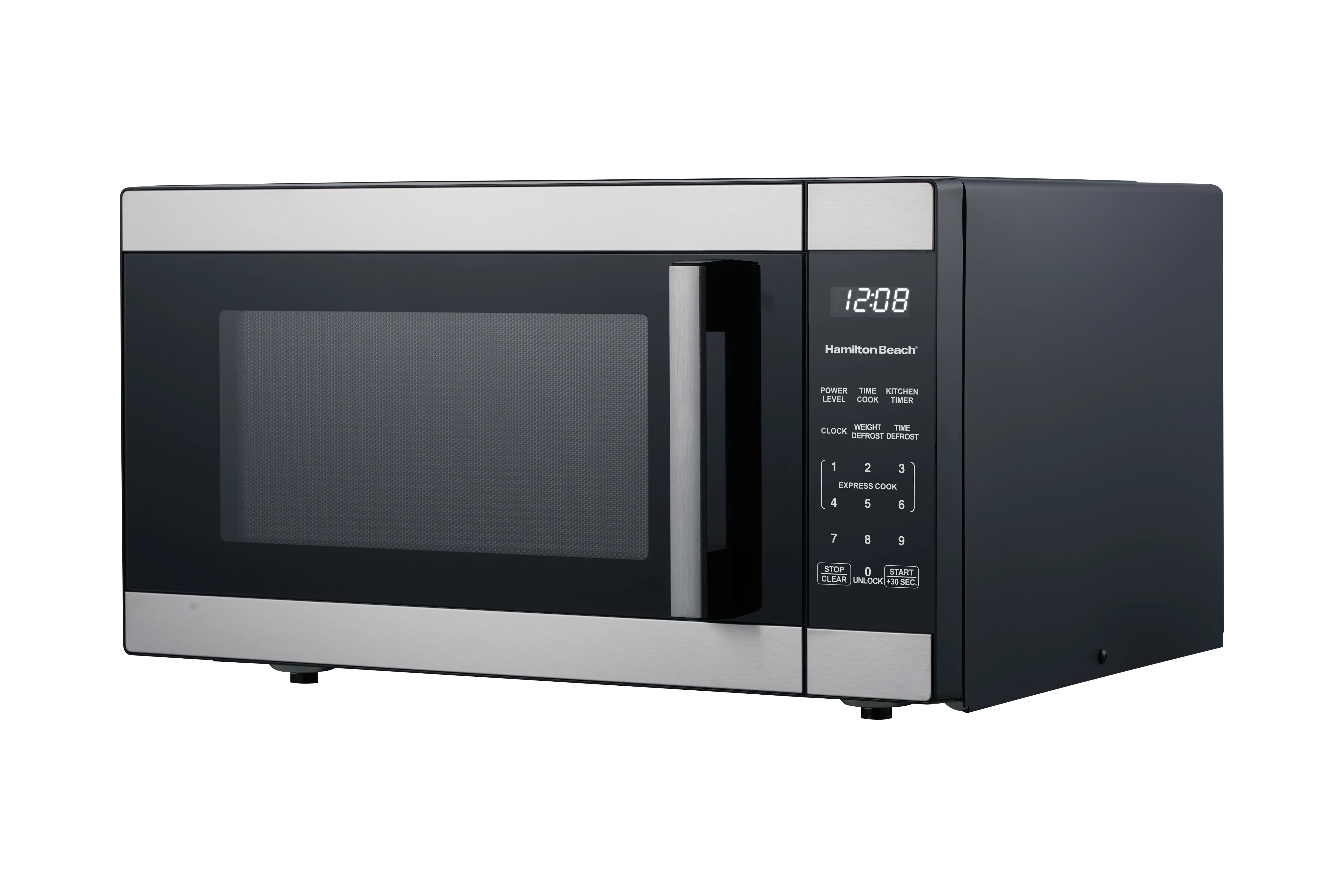 Hamilton Beach 1.6 cu ft Sensor Cook Countertop Microwave Oven in Stainless Steel, New
