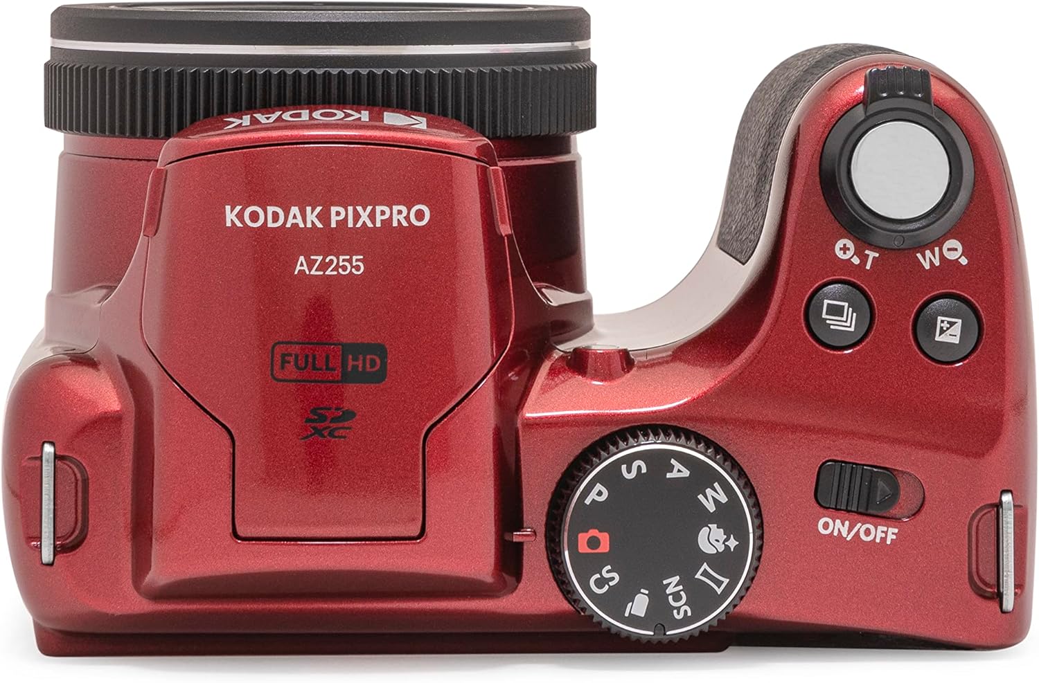 Kodak PIXPRO AZ255-RD 16MP Digital Camera 25X Optical Zoom 24mm Wide Angle Lens Optical Image Stabilization 1080P Full HD Video 3
