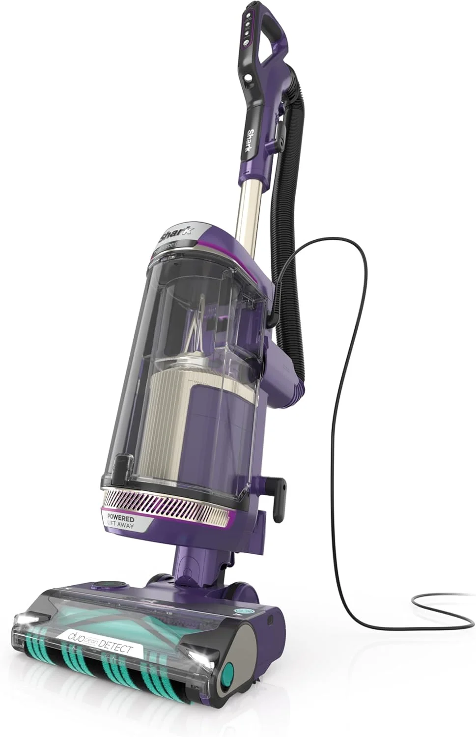 Restored POWERDETECT Upright Vacuum Cleaner with HEPA Filter, Heavy Duty,Powerful Suction for Pet Hair Pickup, DuoClean, Ideal for Carpets Hardfloors, AZ4002 (Certified)(Refurbished)