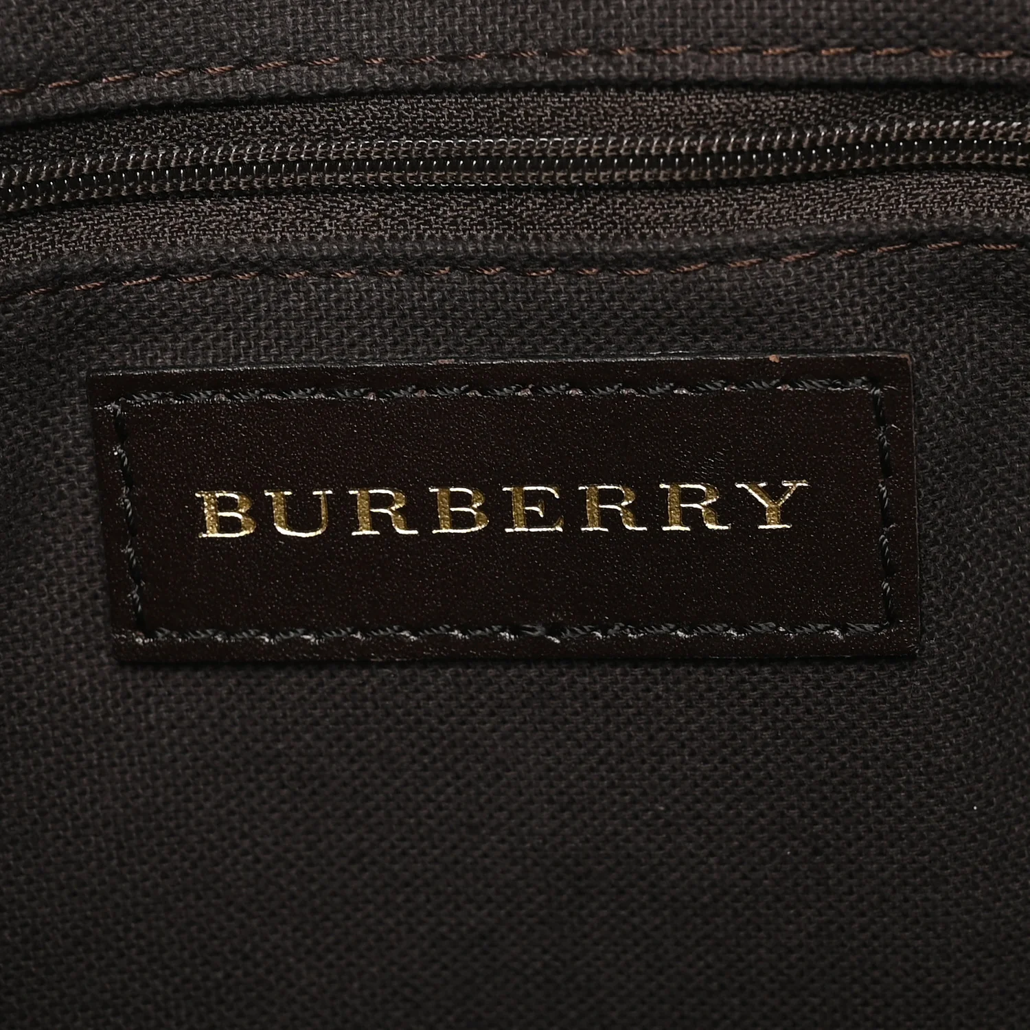 Haymarket Check Medium Golderton Tote Chocolate