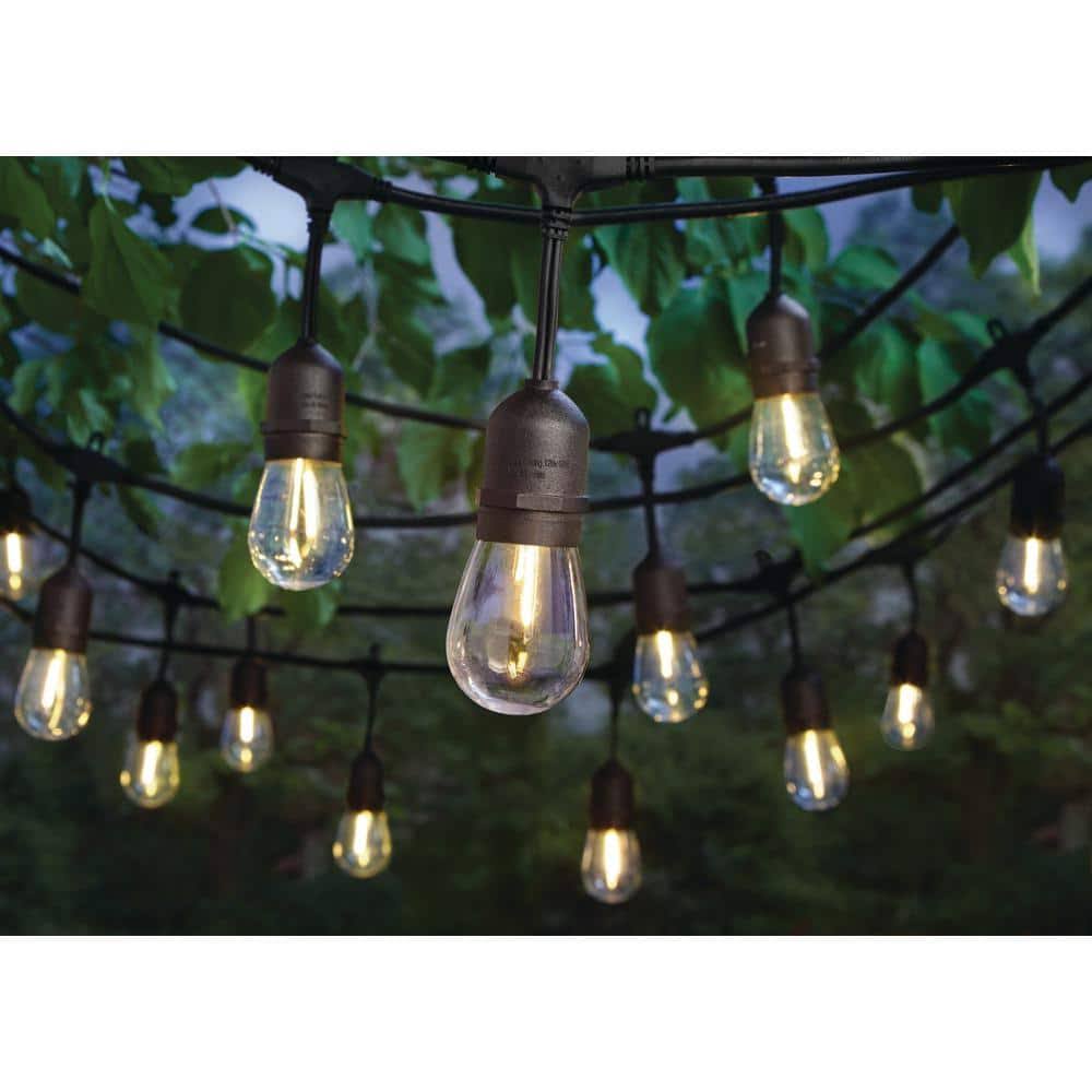 Hampton Bay 24-Light Indoor/Outdoor 48' String Light with LED Bulbs