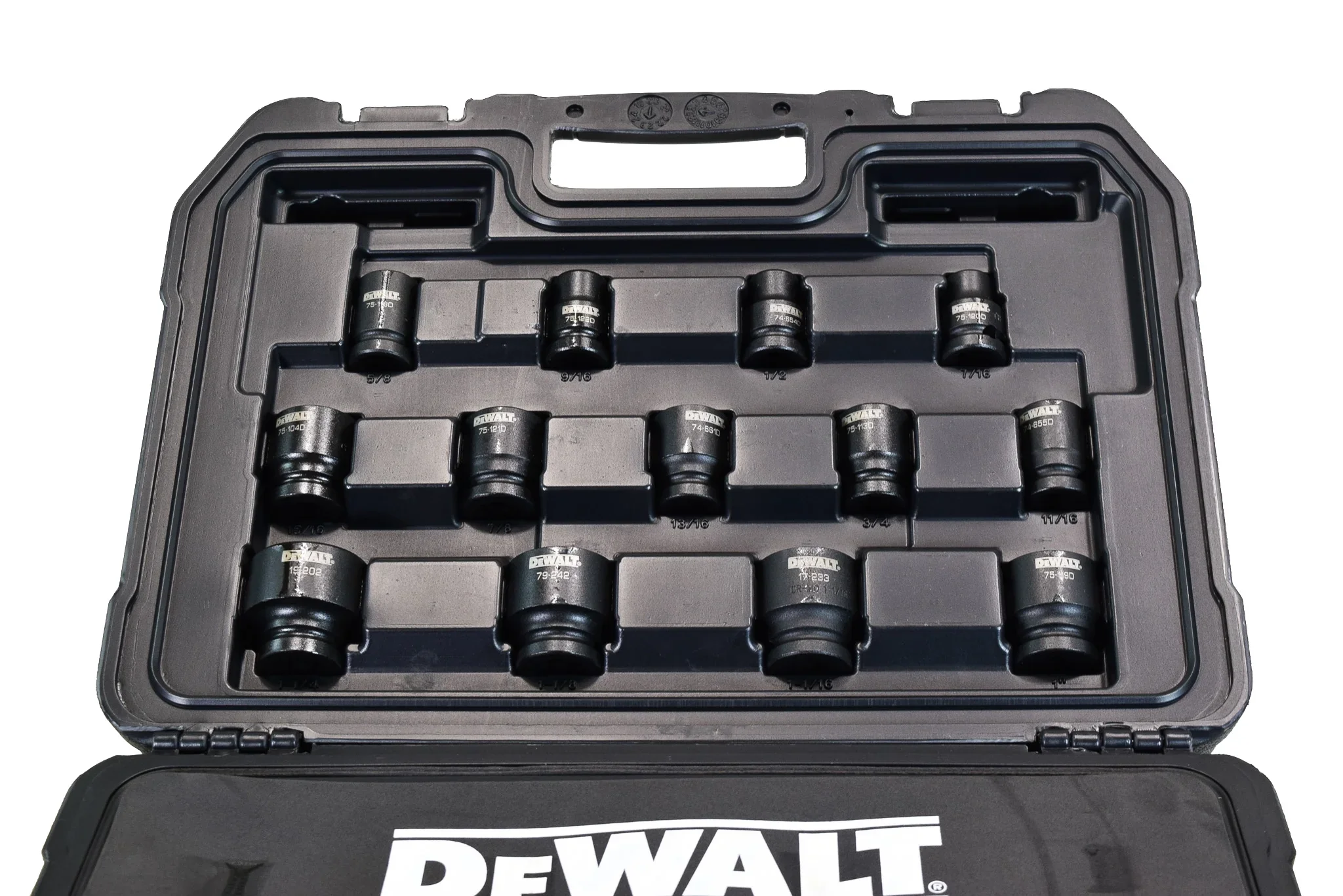 Dewalt Dwmt19244, 1/2-inch Oxide Finish Impact Socket Wrench & Set, 28 Pieces