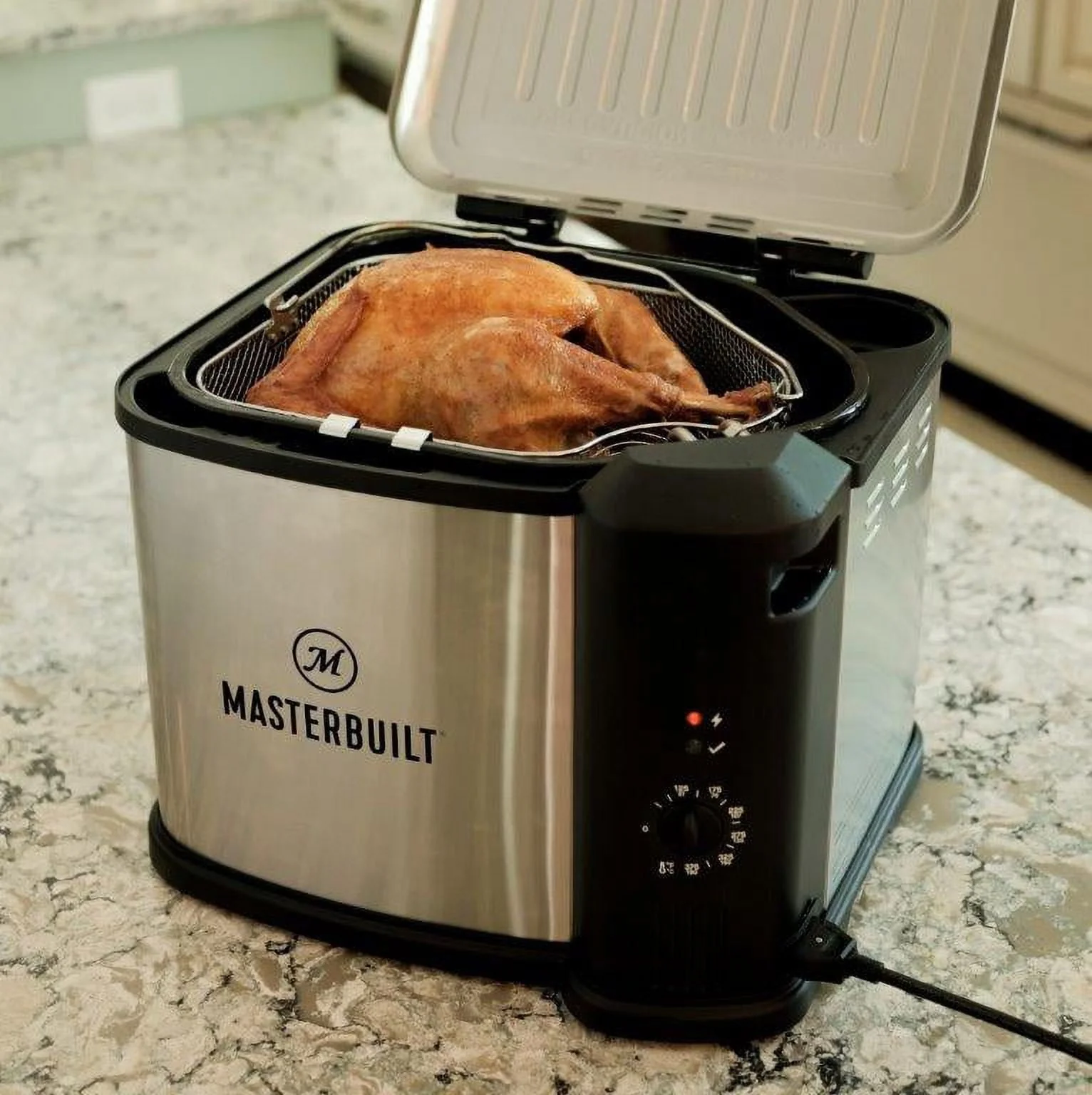 10 Liter XL Electric Fryer, Boiler, Steamer in Silver(10 Liter) - Image 2