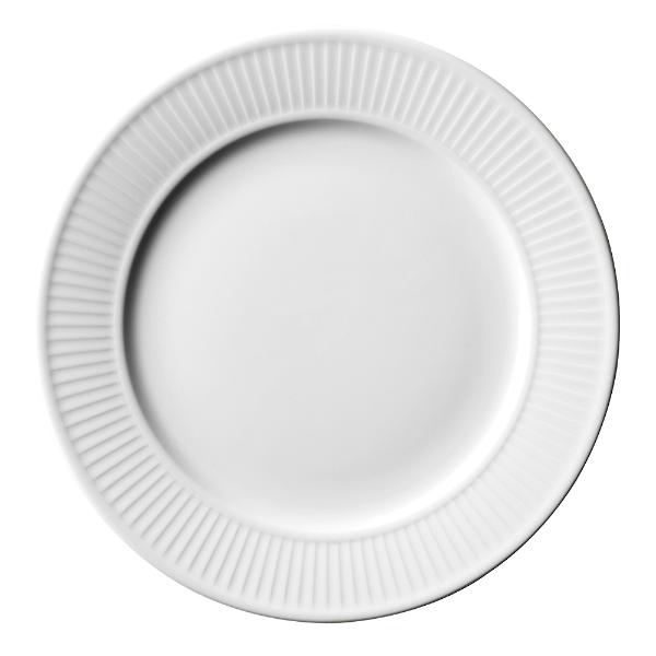 Plissé tallerken 22 cm