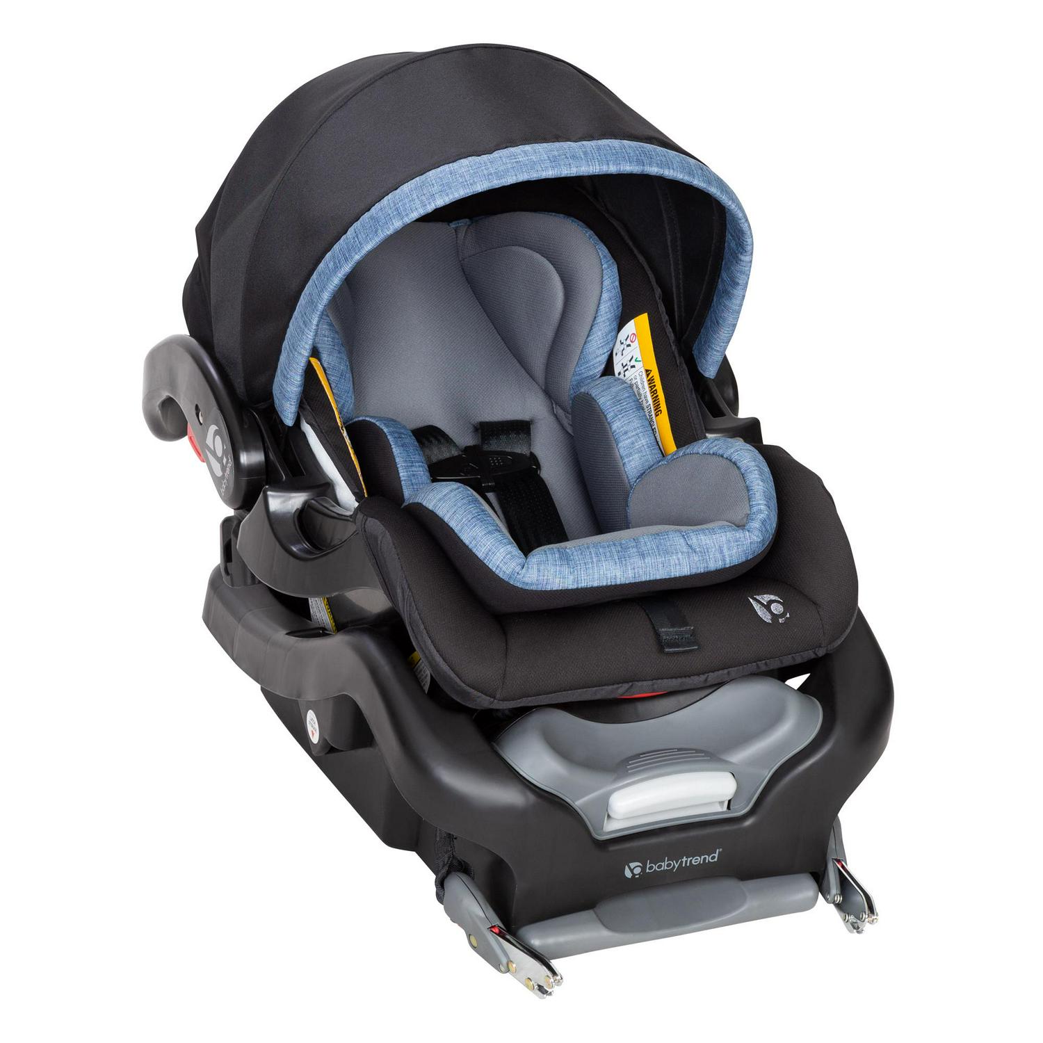 Baby Trend Secure Snap Tech™ 35.00 lb Infant Car Seat. Blue Chambray
