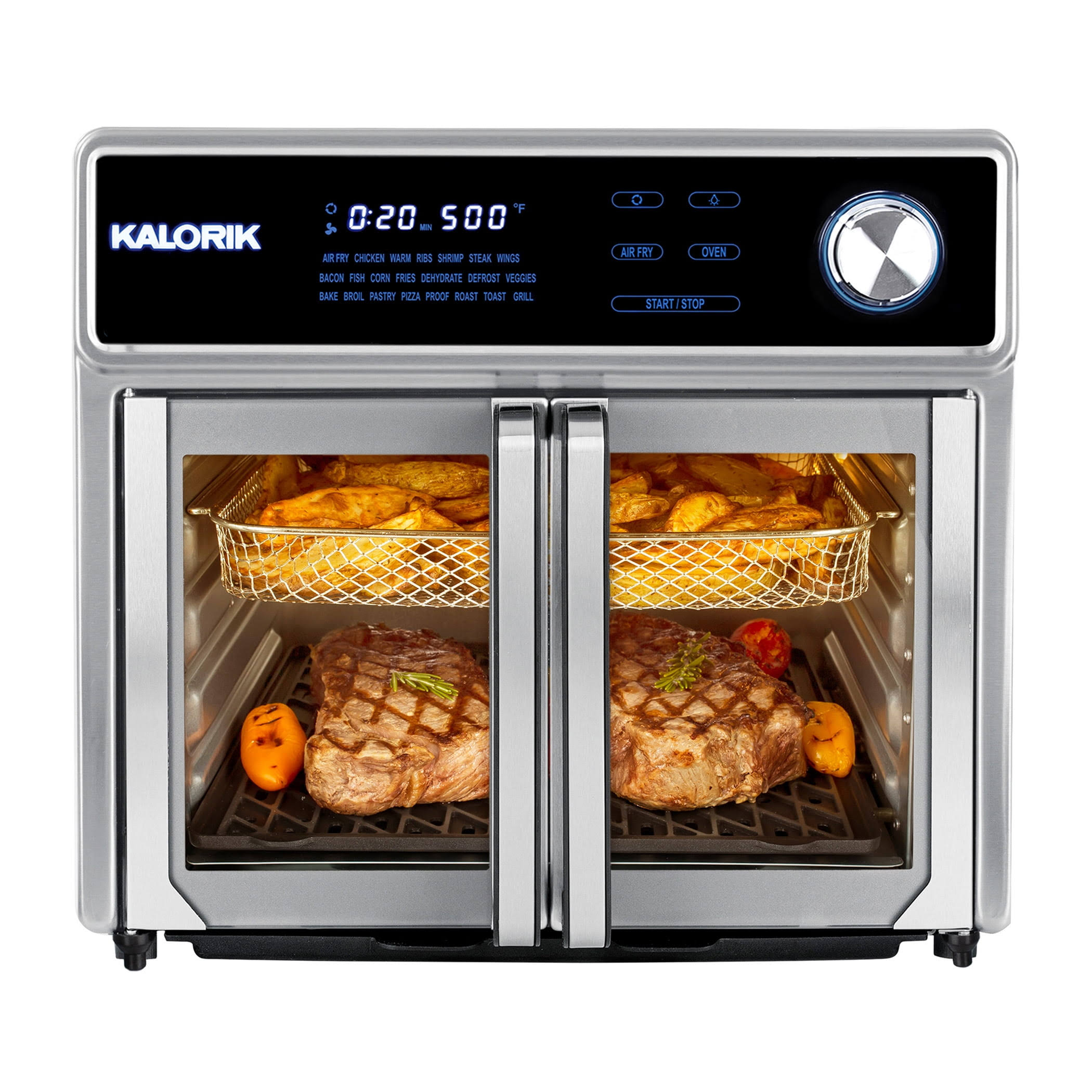 Kalorik Maxx 26 Qt. Stainless Steel Digital Air Fryer Oven Grill