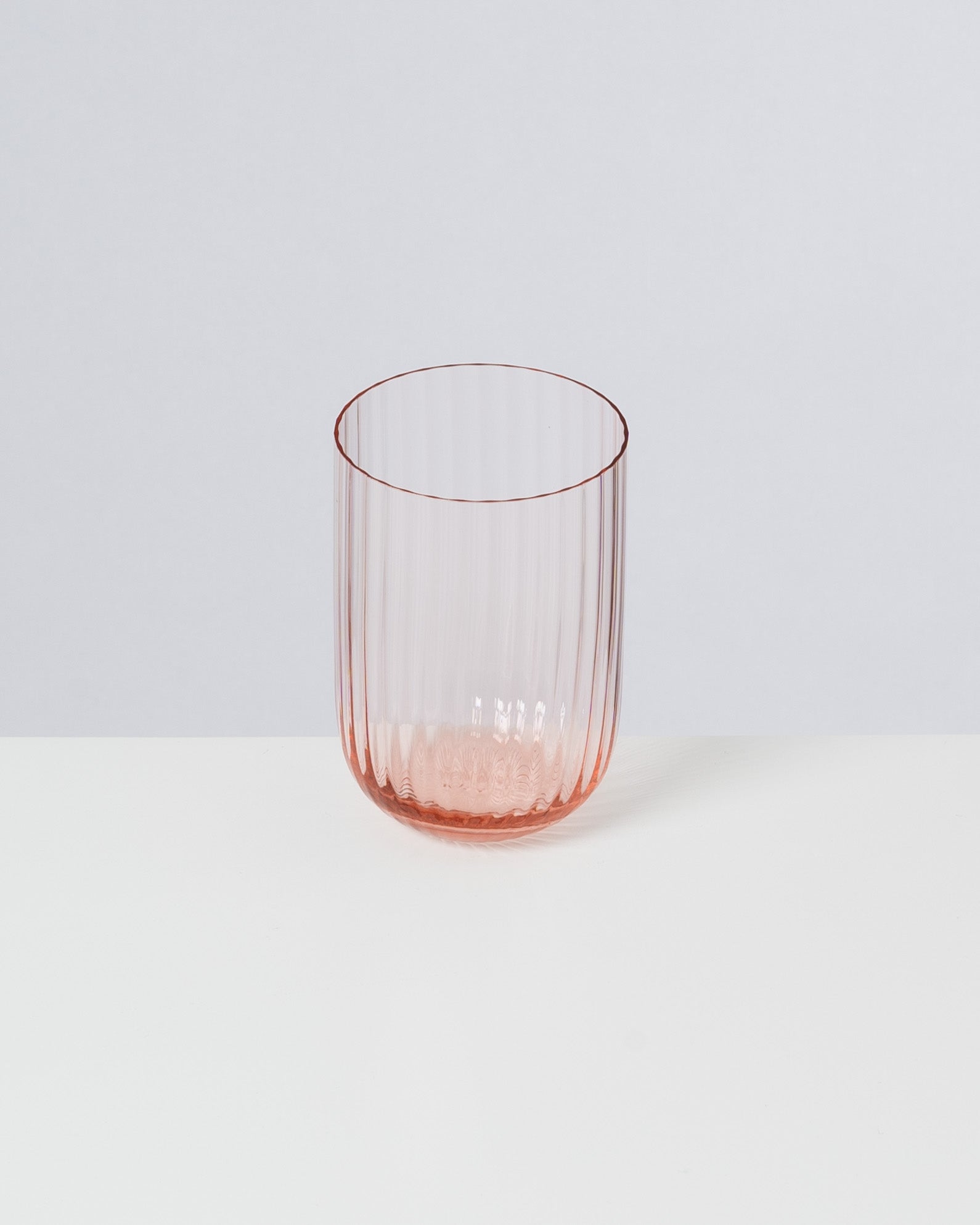 JOIA - SMALL GLASS RIFFLED ROSÉ