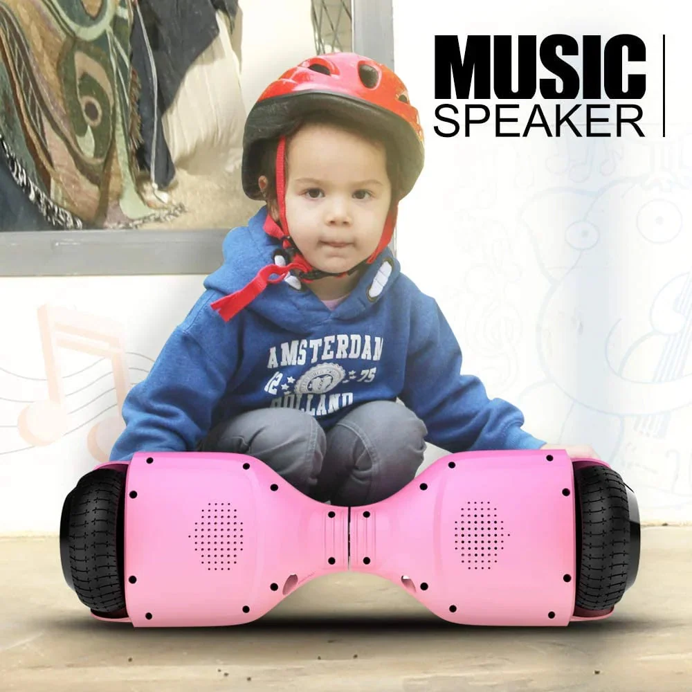 6.5 Inch with Flashed Wheel Smart Self Balanceing Scooter with Music Speaker App-enabled Hoverboard