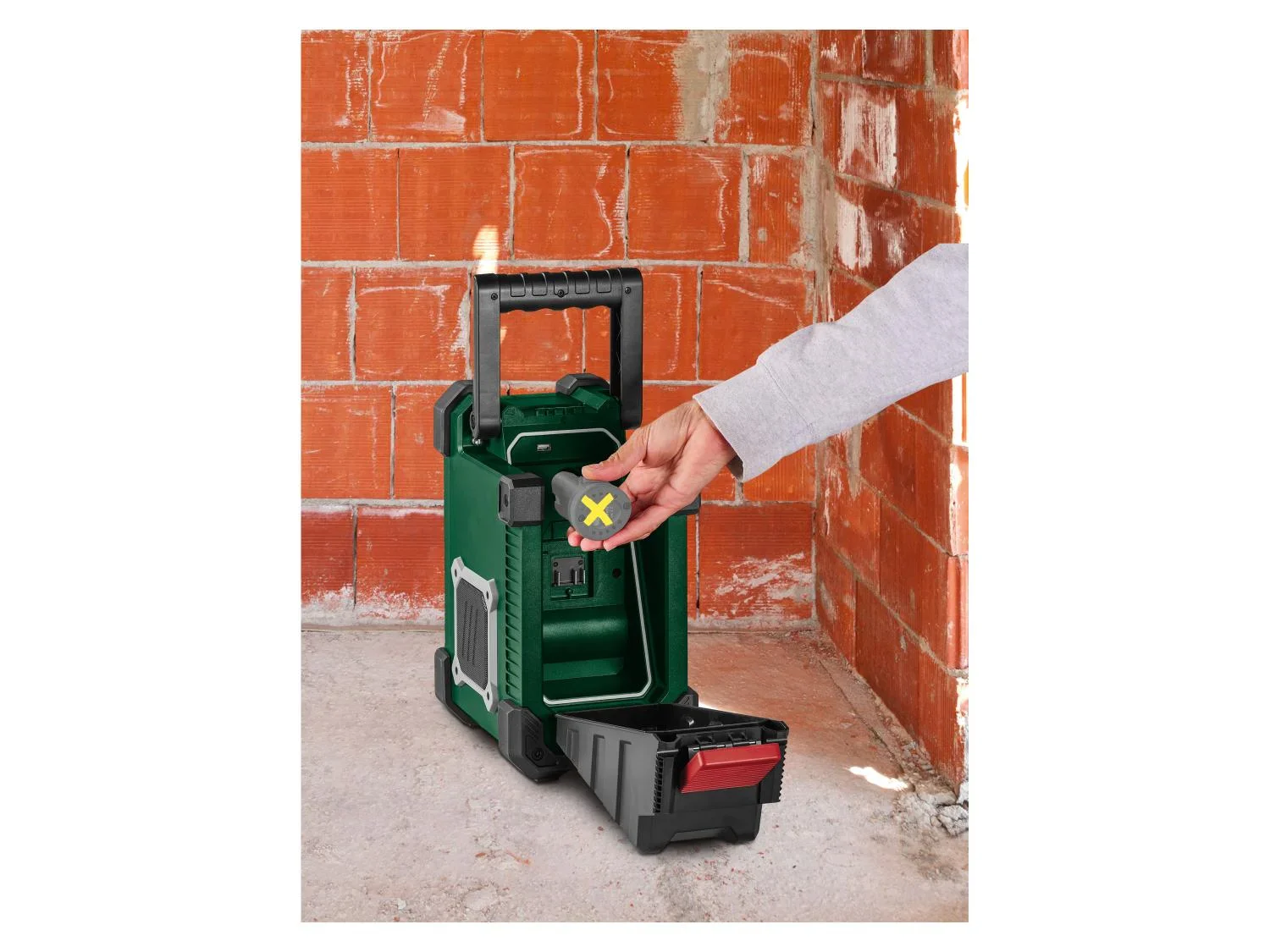 PARKSIDE Radio de chantier sans fil PBR 10 A1, 20V / 12V
