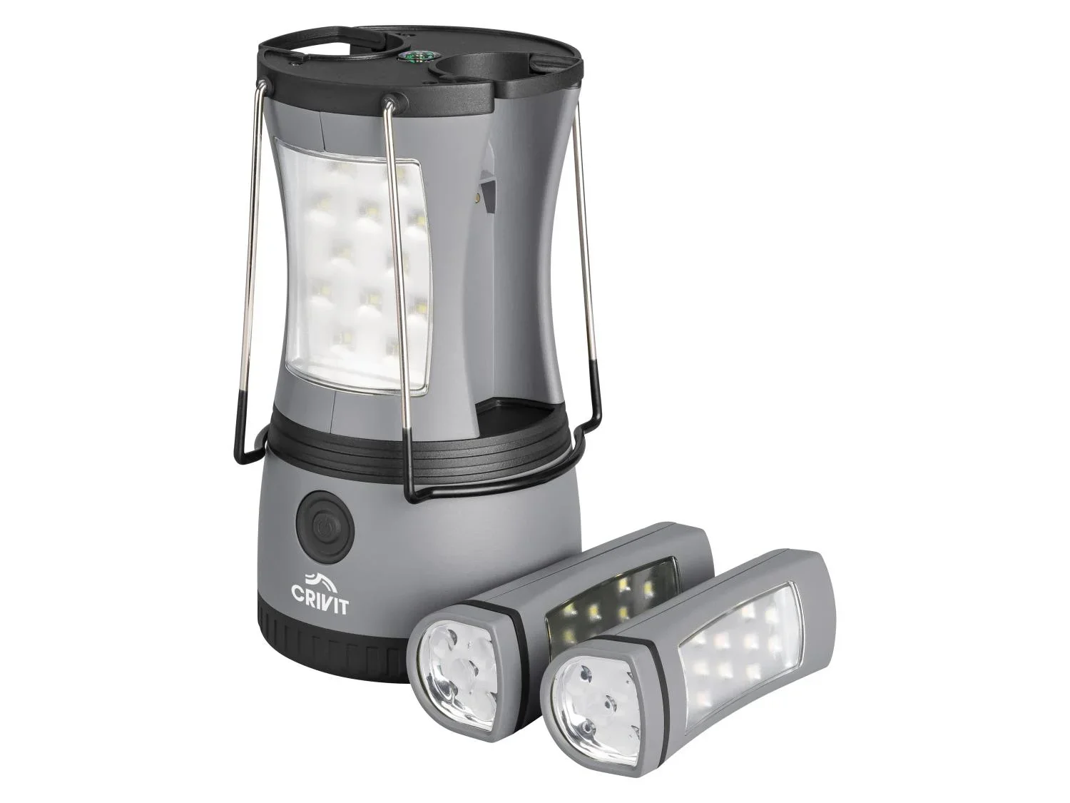 CRIVIT Lampe de camping 2 en 1