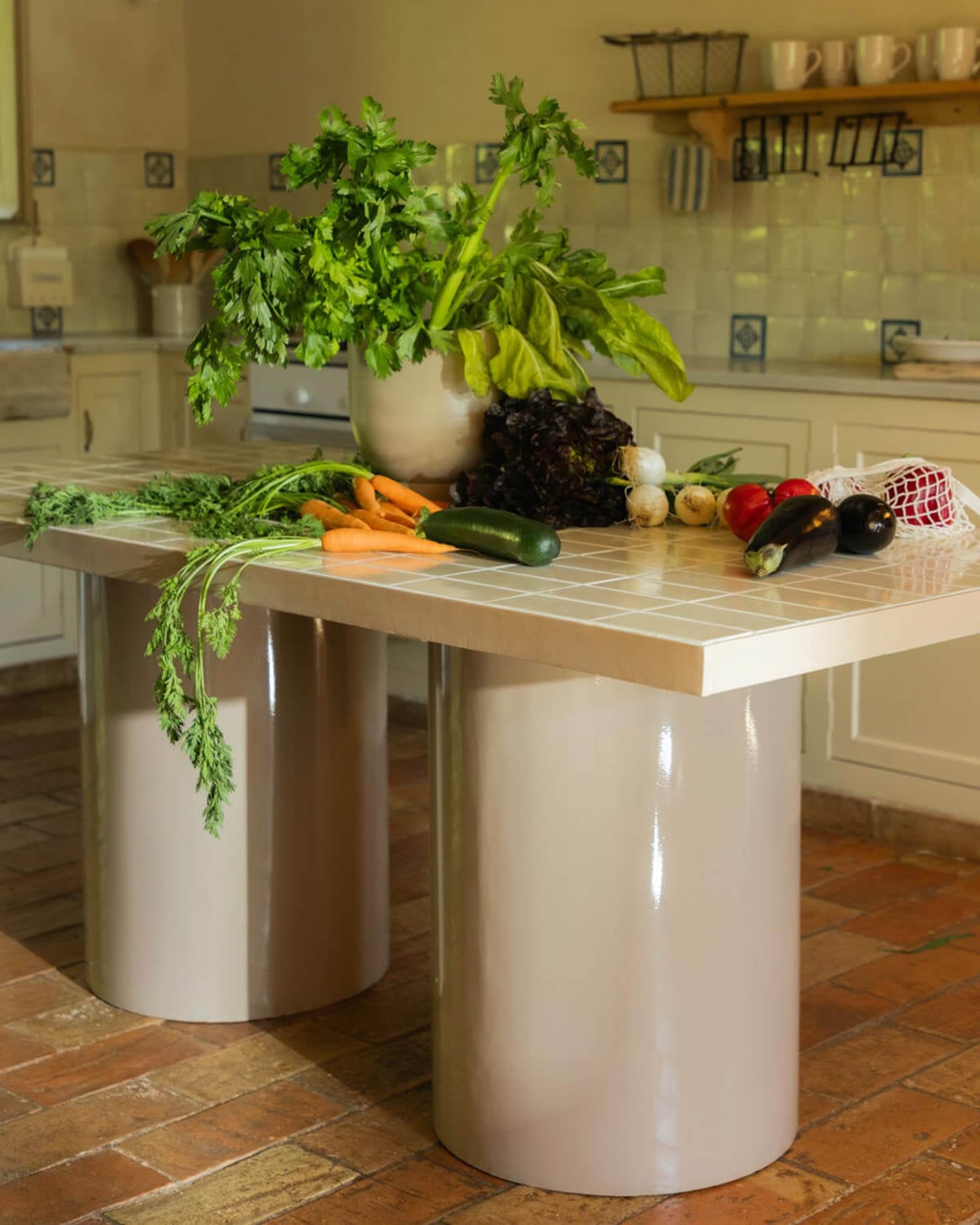 Zafiro - Mesa de Comedor Rectangular de Metal y Cerámica (183x95 cm) Zafiro
