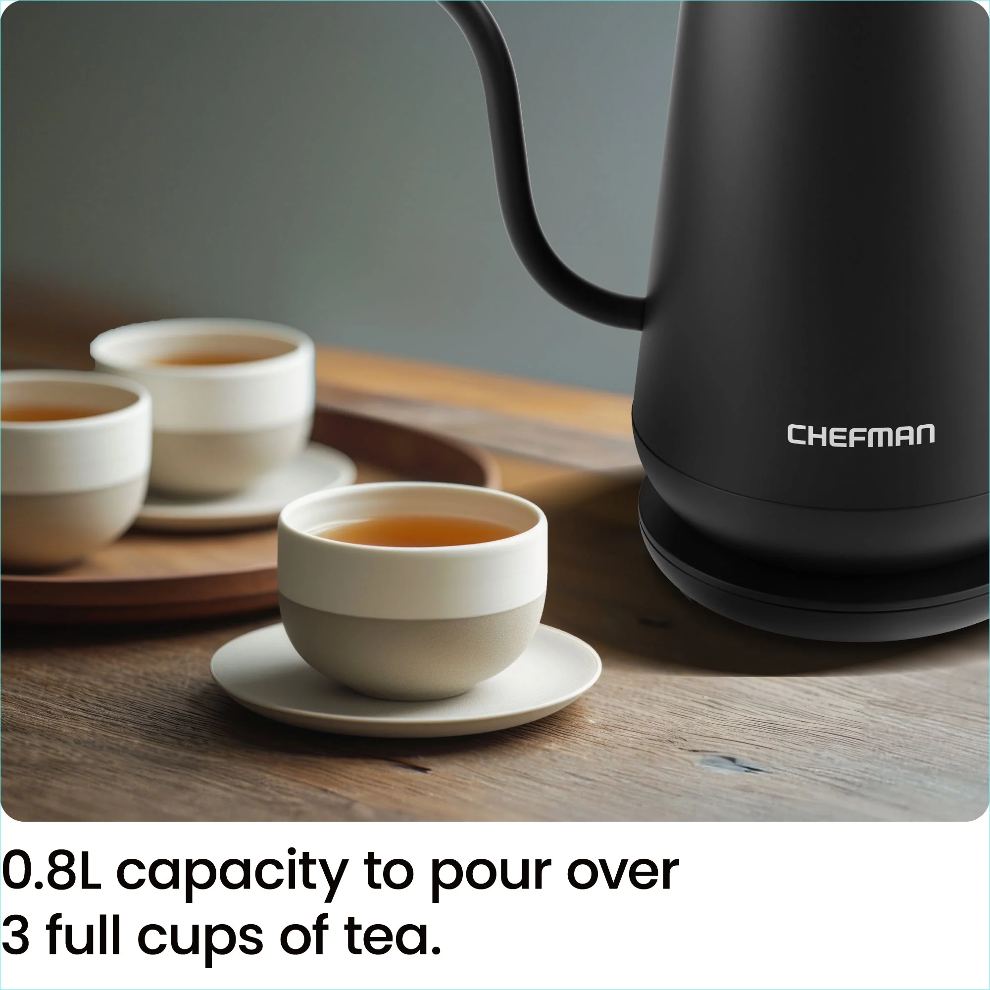 0.8L Electric Gooseneck Kettle