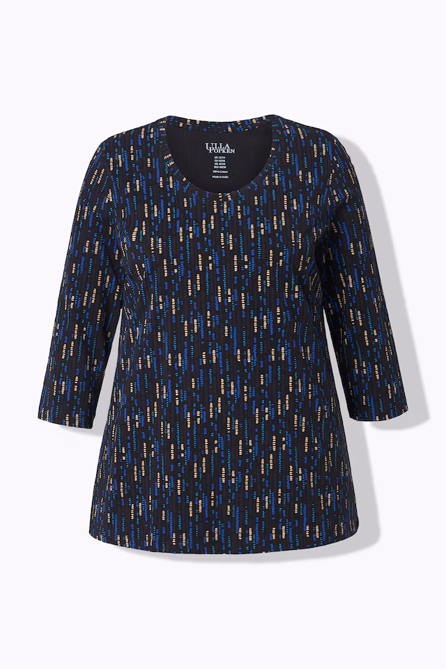 Dot Rain Print Cotton Tee