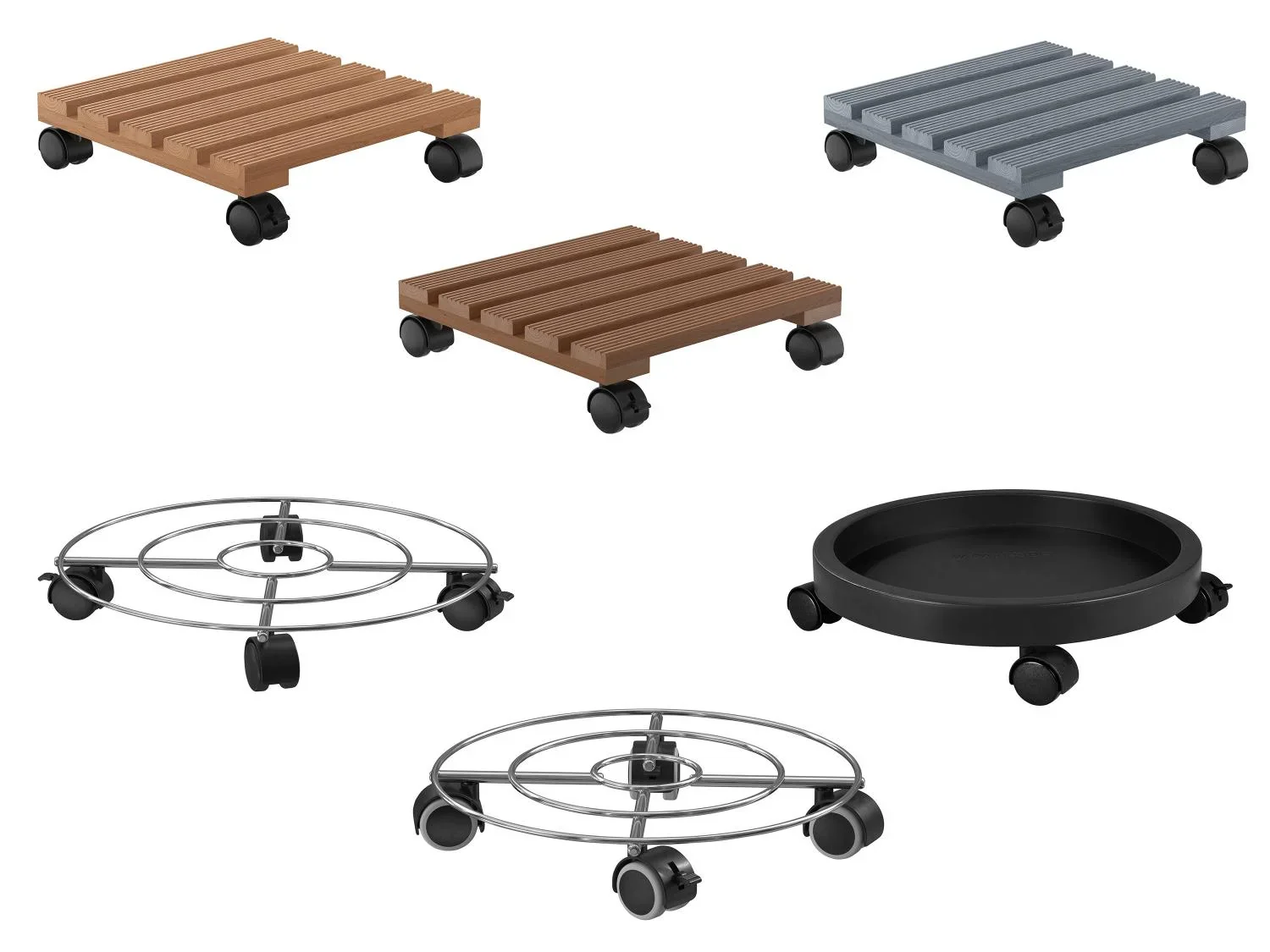 PARKSIDE Support roulant pour plantes