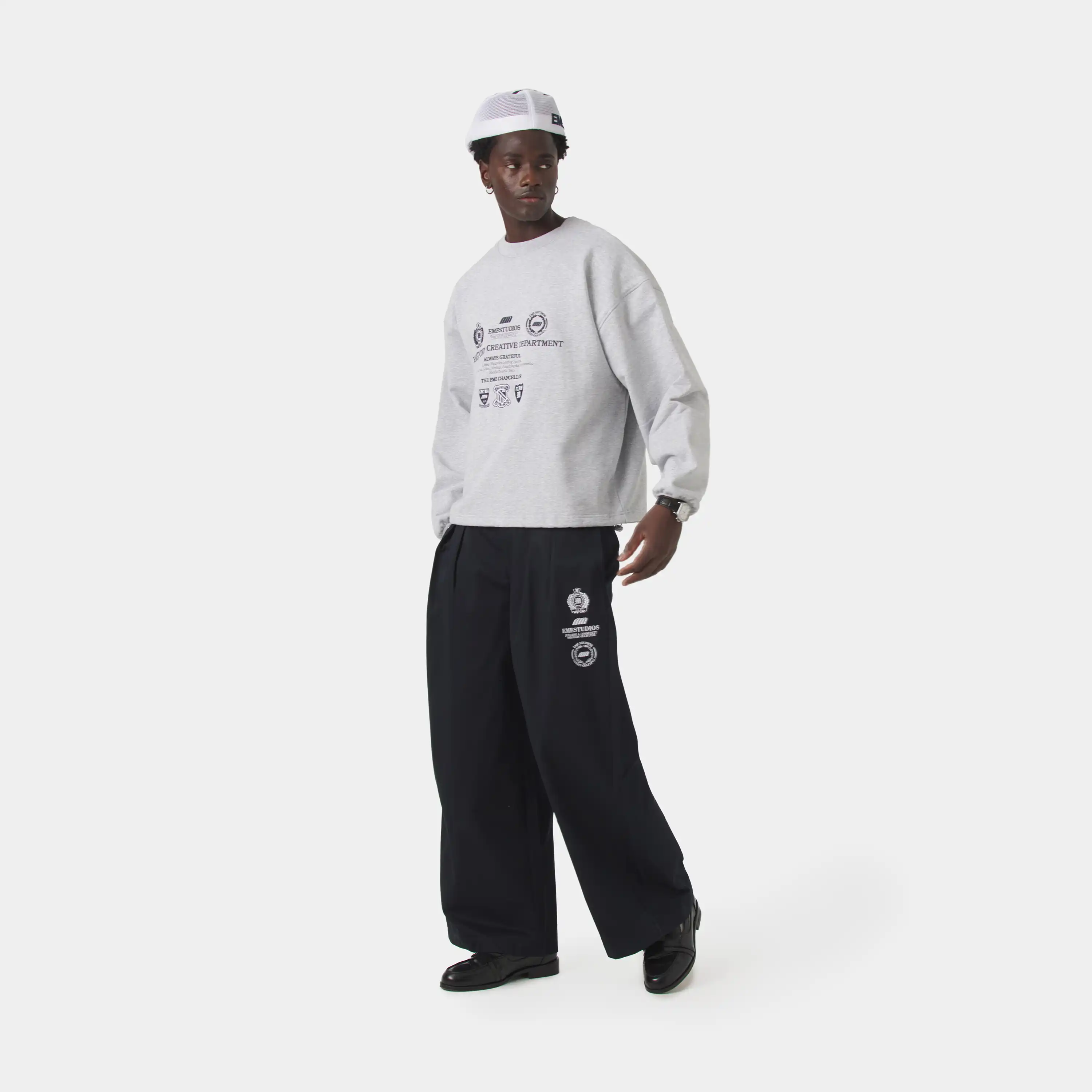 Heritage Navy Tailored Pants