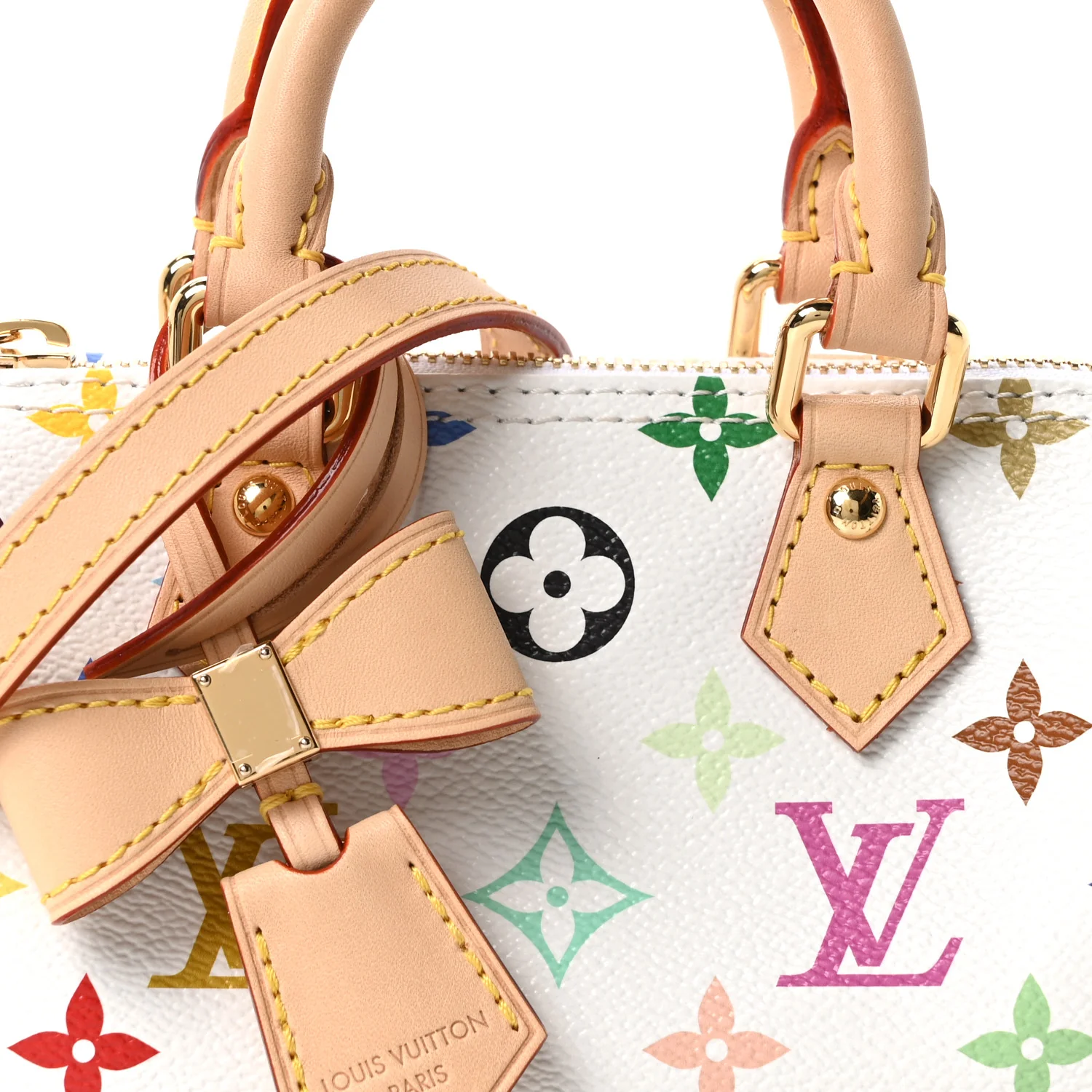 LV X TM Monogram Multicolor Nano Speedy White