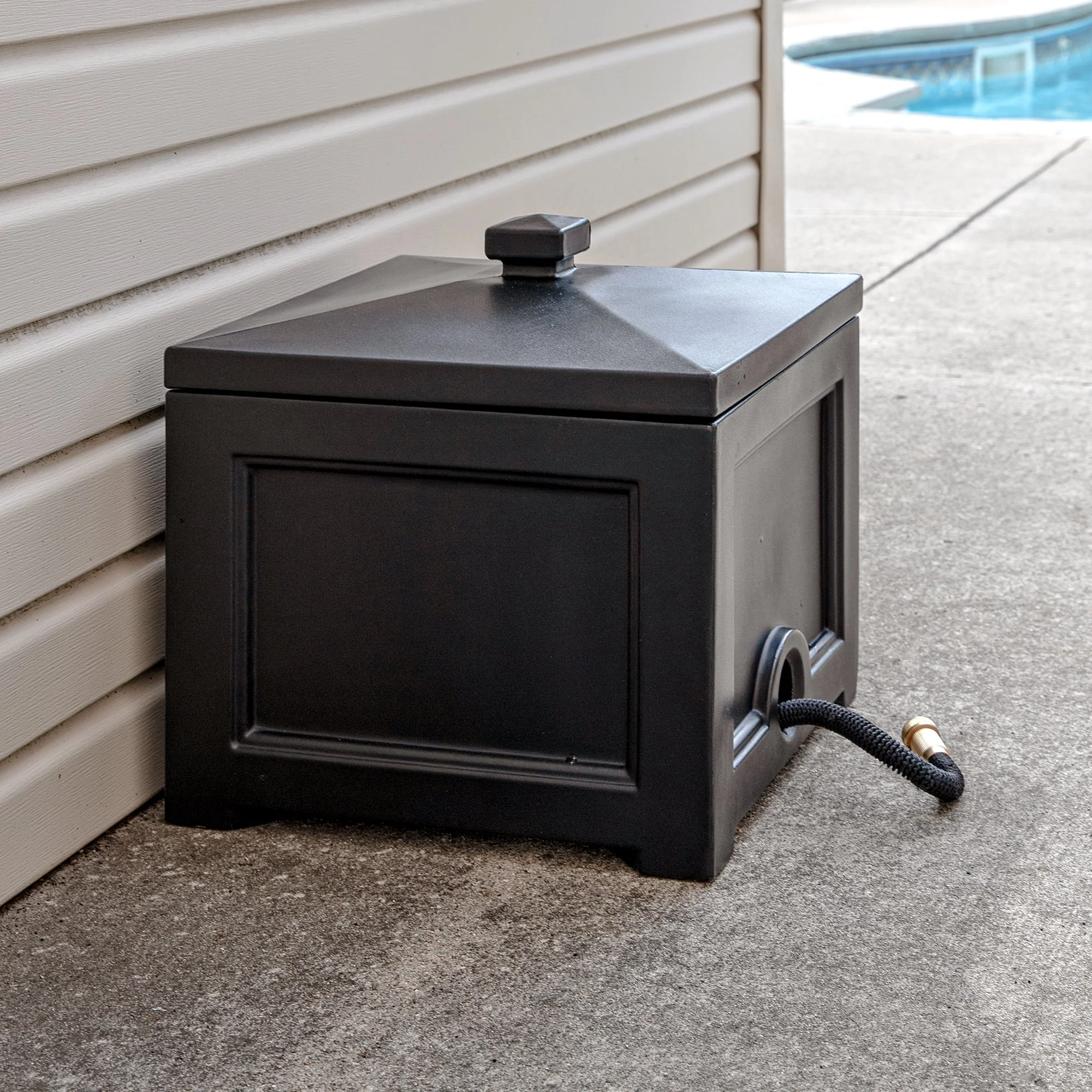 Fairfield Garden Hose Bin White