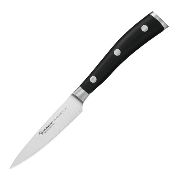 Classic Ikon skrellekniv 9 cm svart