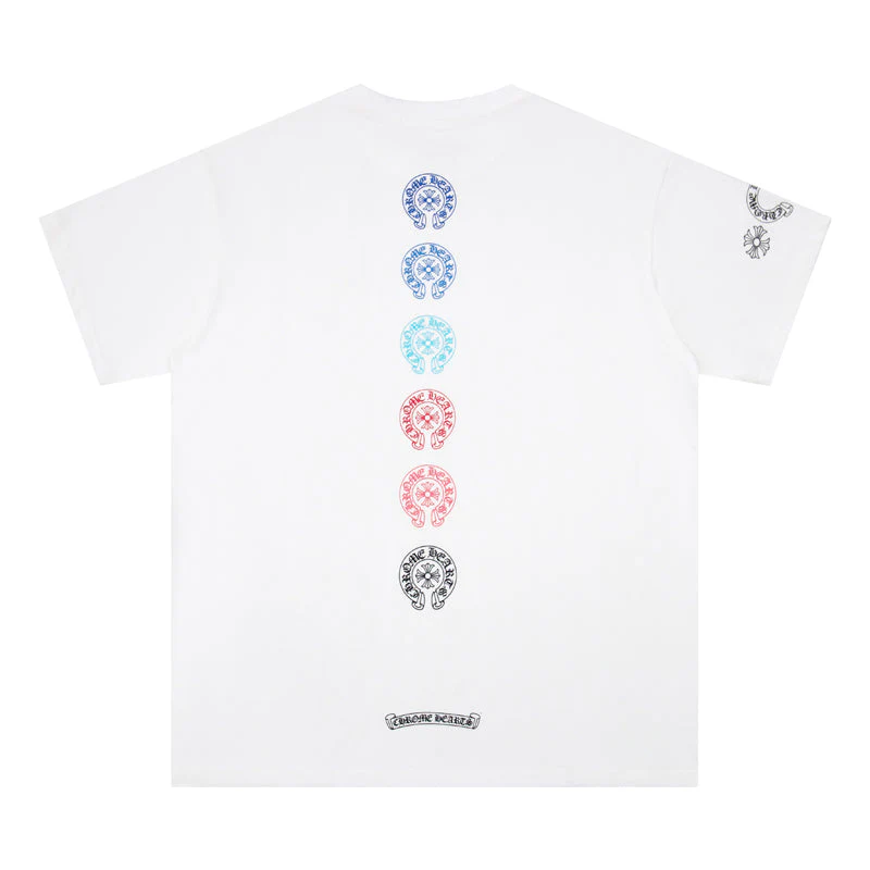 Chrome Hearts Multi Color Horse Shoe T-shirt K6048