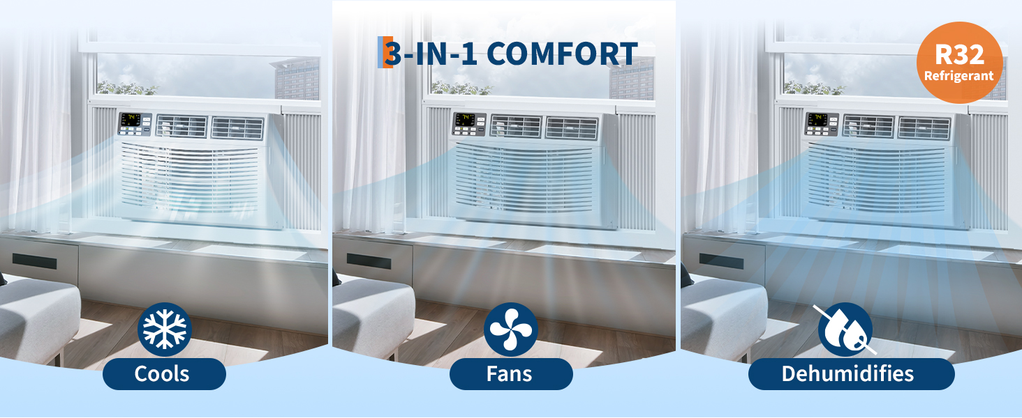 8.000 BTU Window Air Conditioner