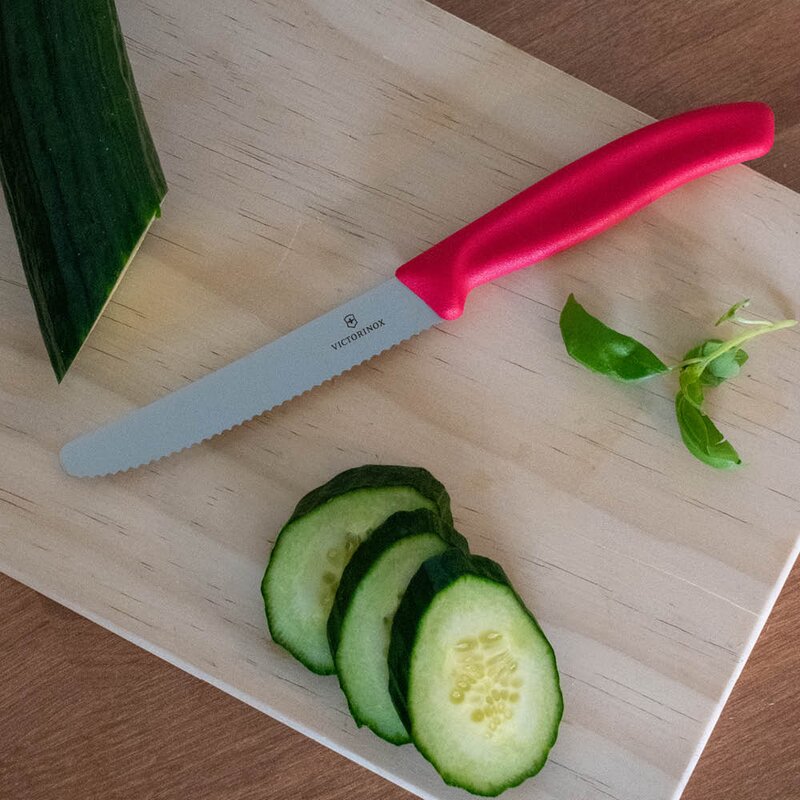 Swiss Classic tomatkniv 11 cm rød