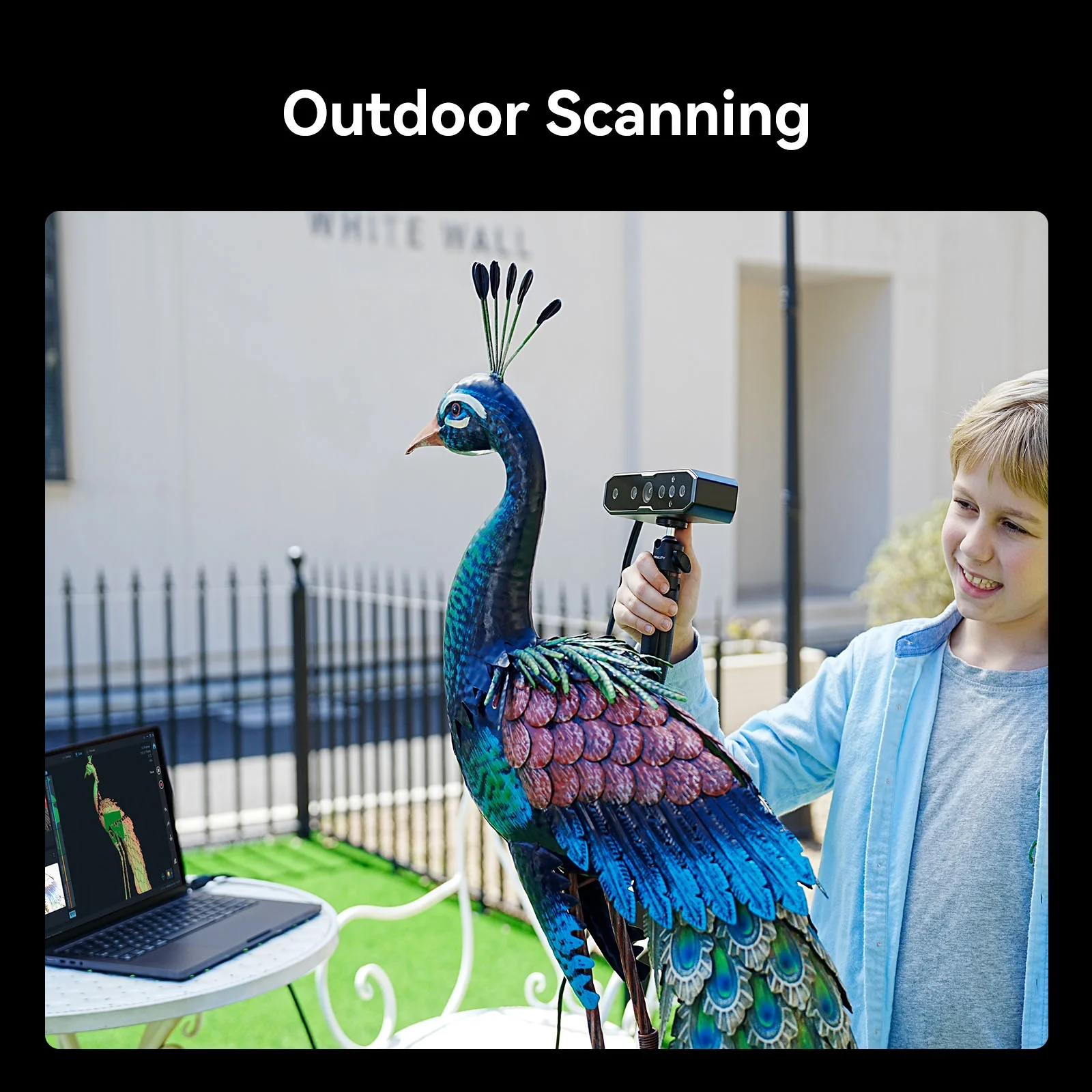 CR-Scan Otter 3D Scanner Kit High Accuracy 0.02mm with 8 LED Infrared Lights 24 Bit Full-Color Scan, Noiseless, Sensitive Operation for Windows/macOS - Image 8