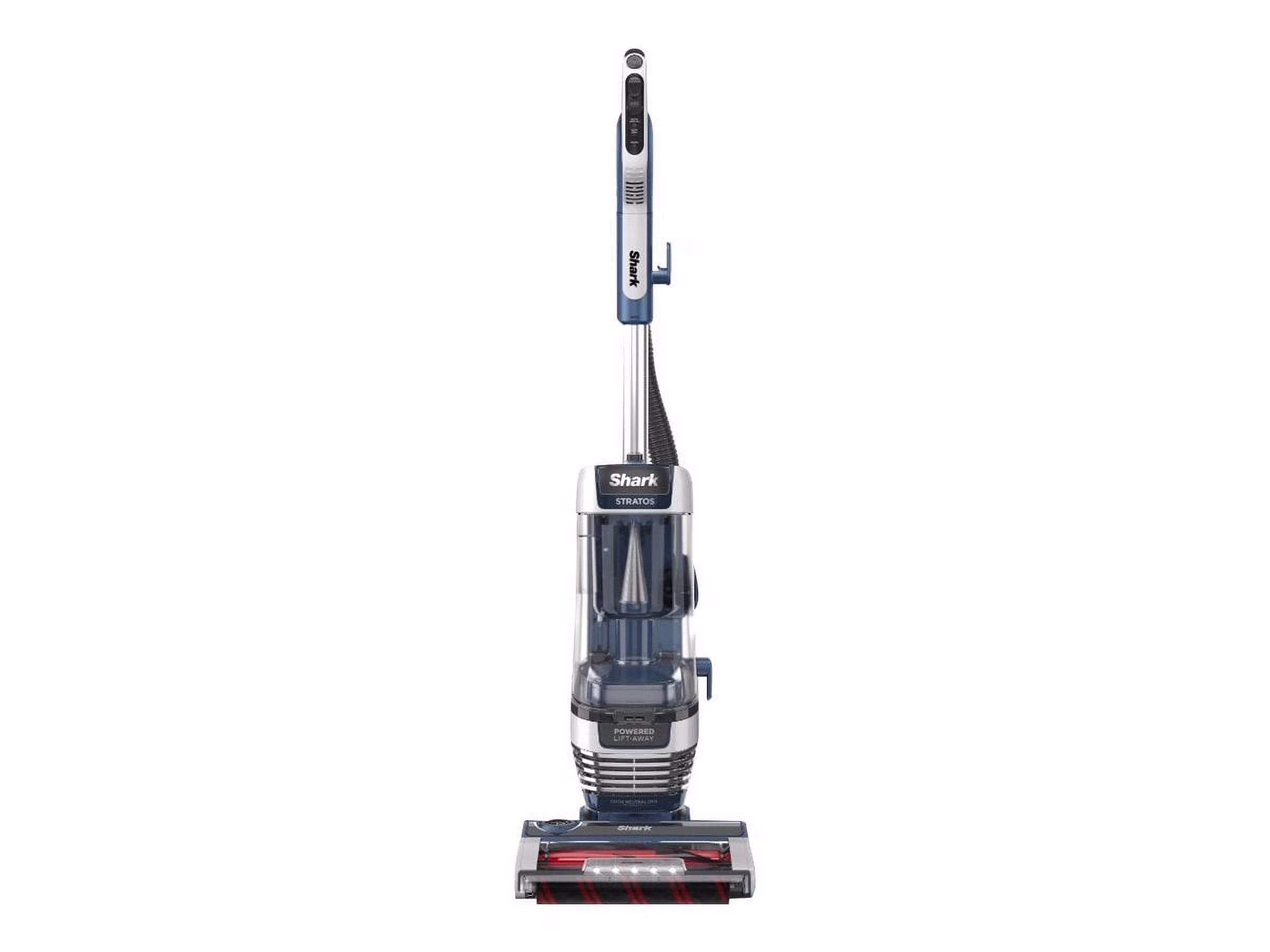 Shark - Stratos Upright Vacuum with Duoclean Powerfins Hairpro, Self - Cleaning