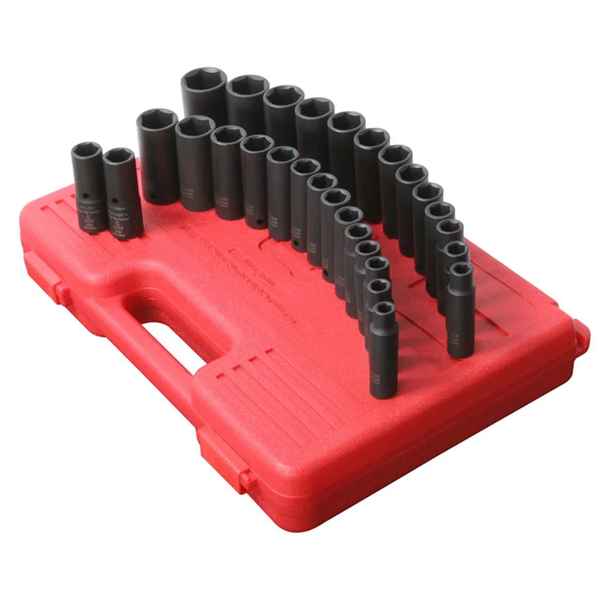Sunex 5153DD 1/2 Drive 29 Piece SAE & Metric Deep Impact Socket Set